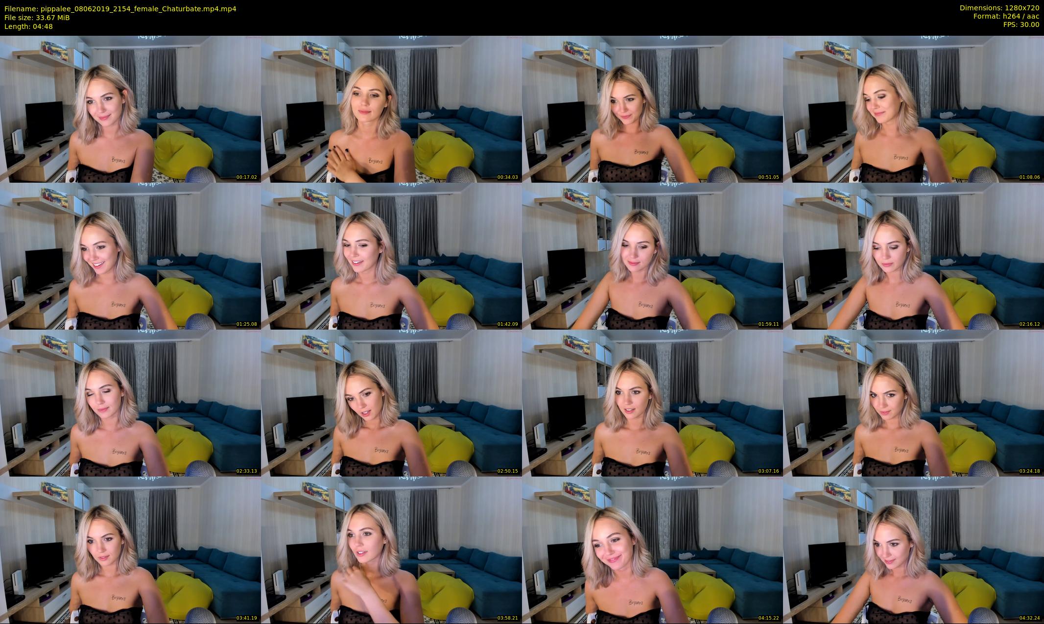 pippalee — 5 minute Chaturbate female cam show recording, 720p, Jun 8, 2019