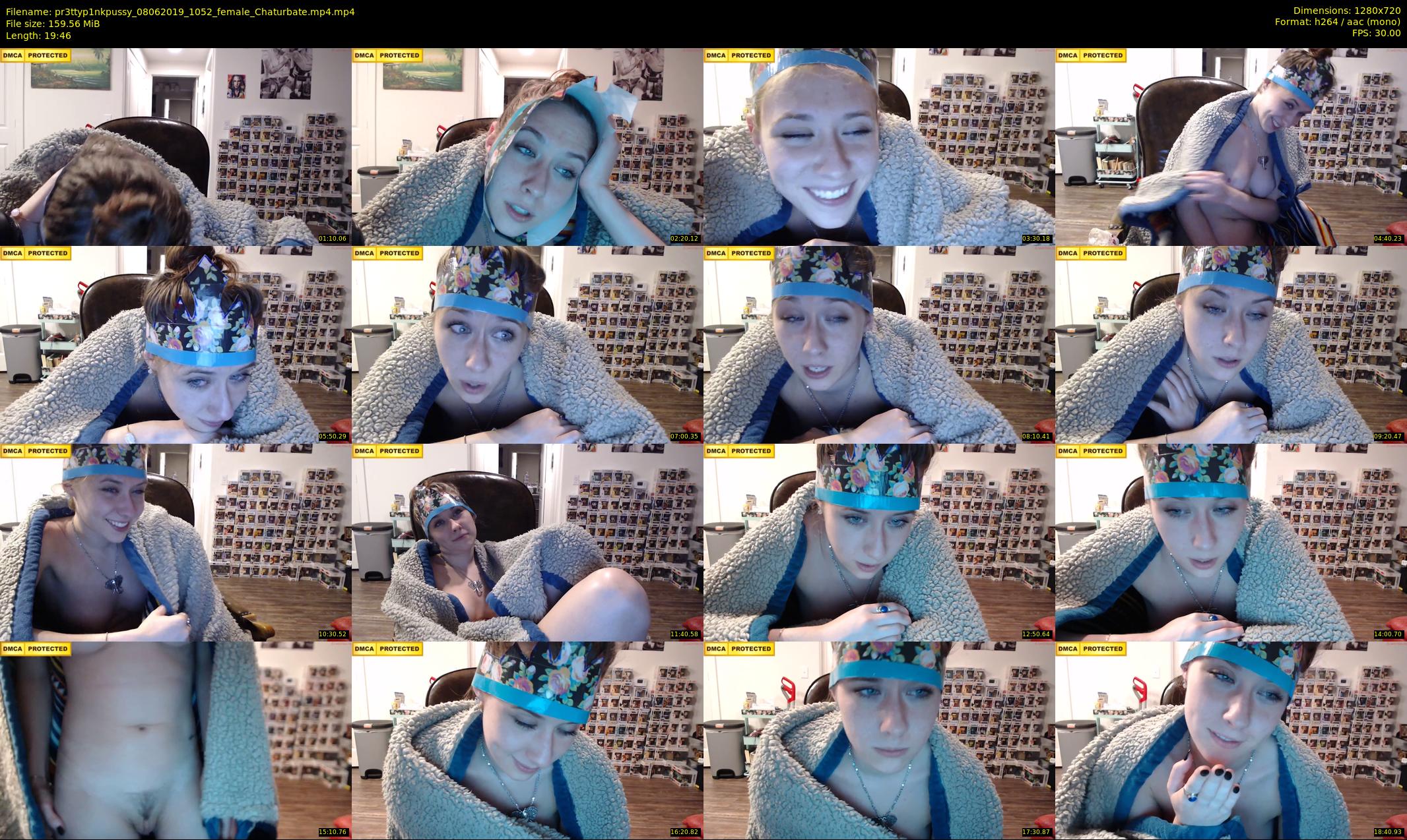 pr3ttyp1nkpussy — 20 minute Chaturbate couple cam show recording, 720p, Jun 8, 2019