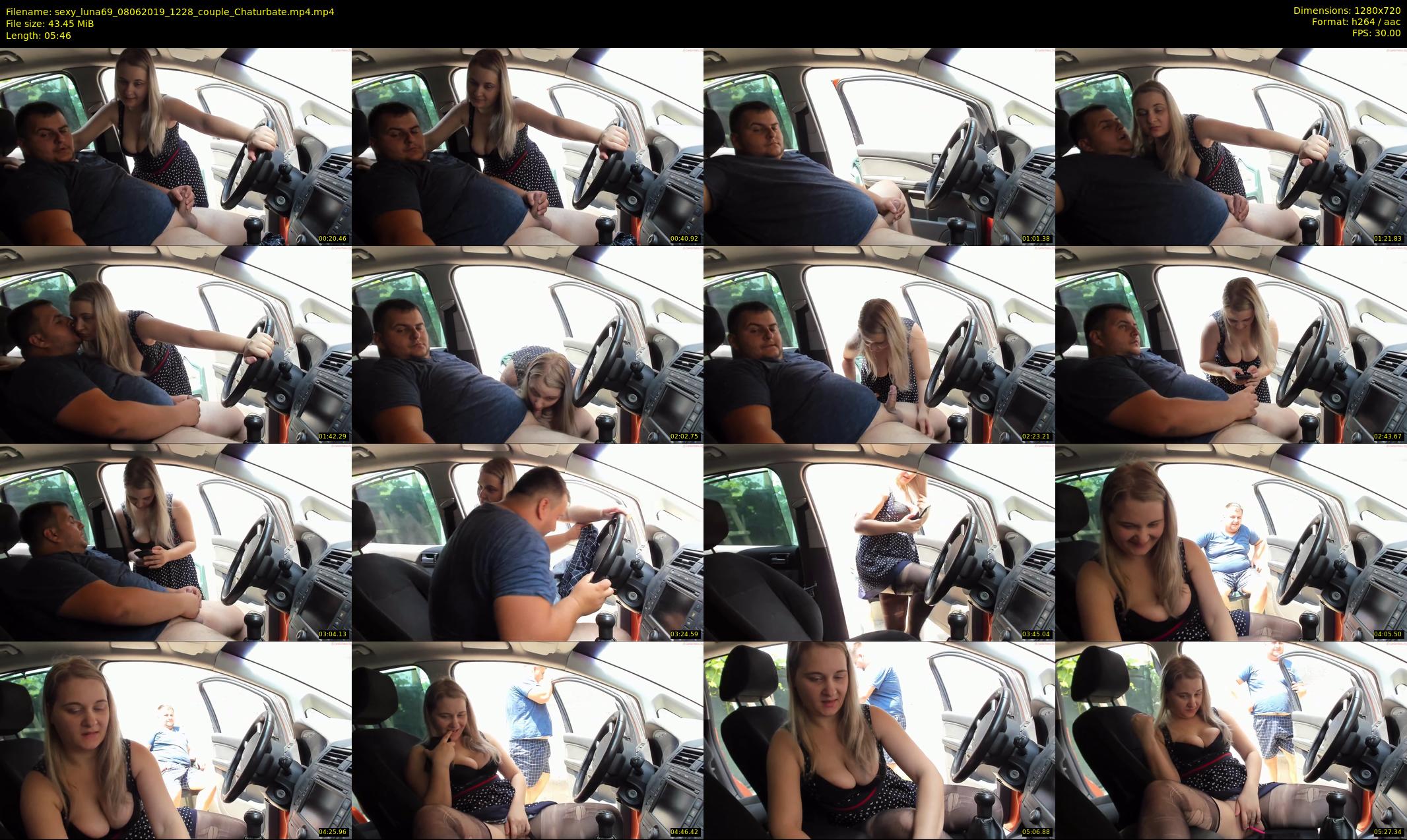sexy_luna69 — 6 minute Chaturbate couple cam show recording, 720p, Jun 8, 2019