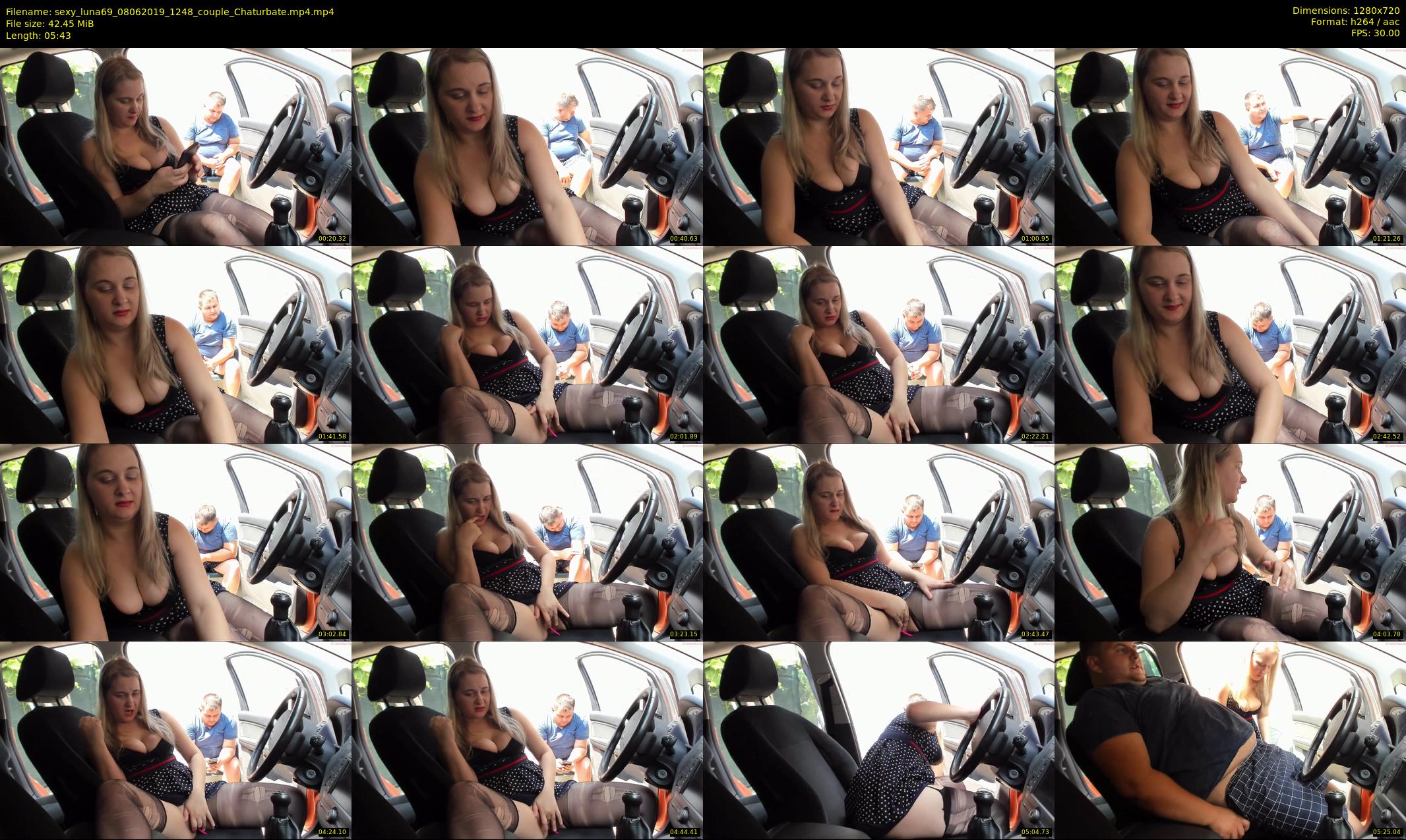 sexy_luna69 — 6 minute Chaturbate couple cam show recording, 720p, Jun 8, 2019