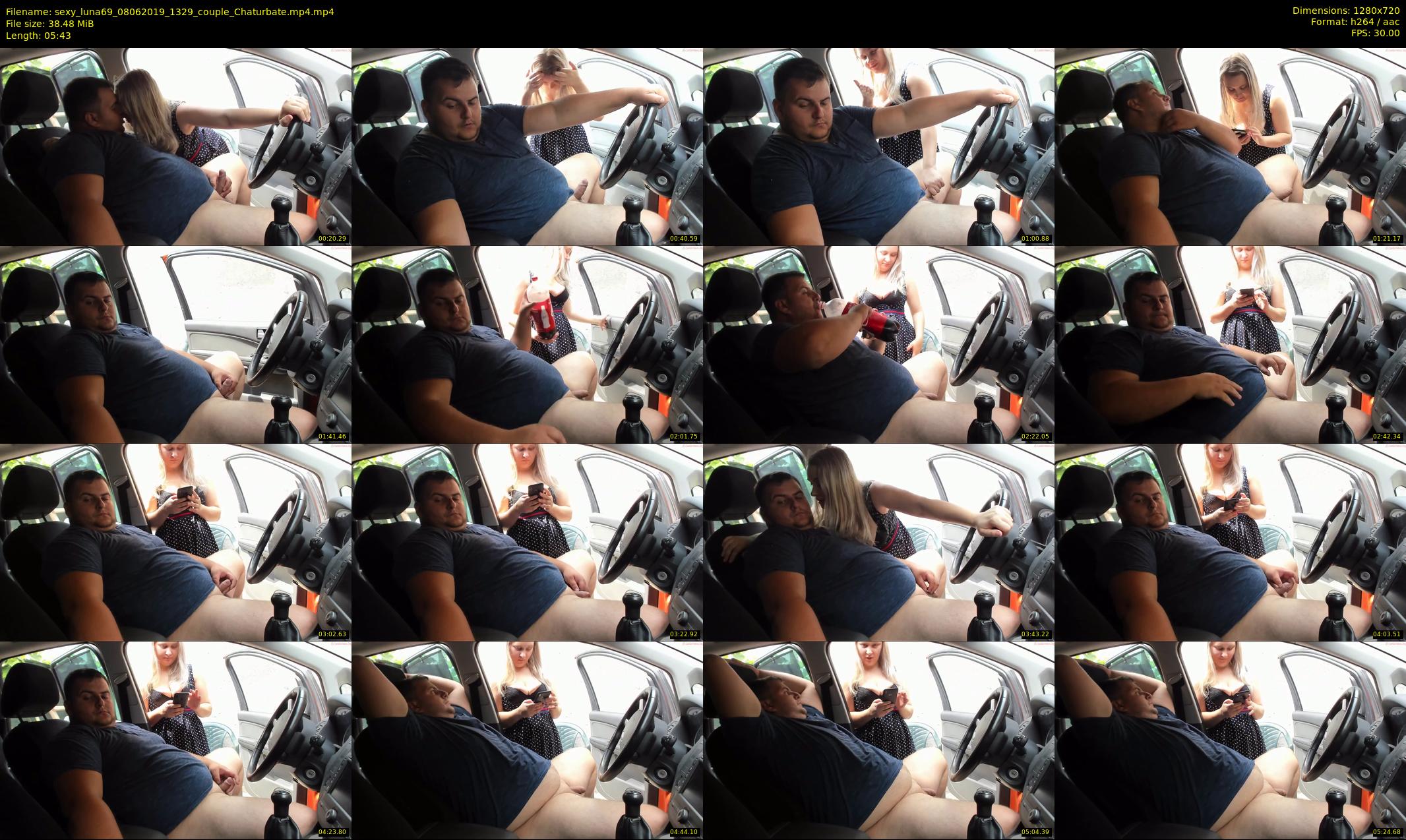 sexy_luna69 — 6 minute Chaturbate couple cam show recording, 720p, Jun 8, 2019