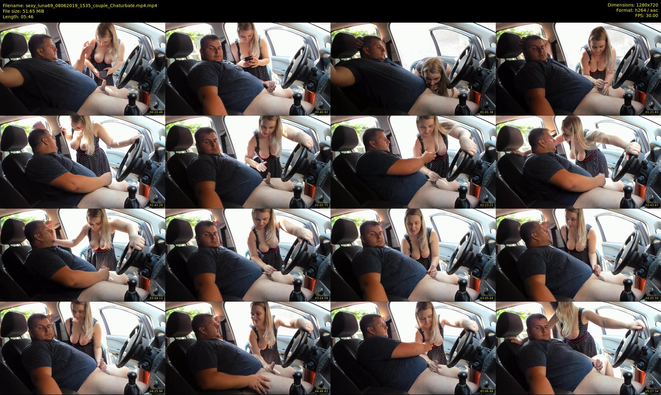 sexy_luna69 — 6 minute Chaturbate couple cam show recording, 720p, Jun 8, 2019