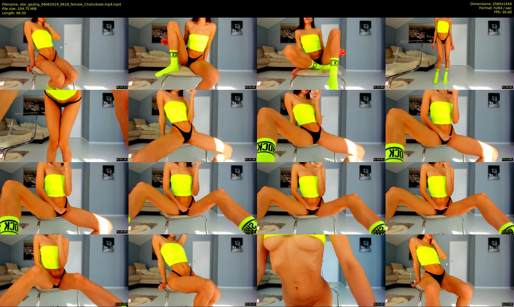 star_gazing — 7 minute Chaturbate female cam show recording, 1080p, Jun 8, 2019