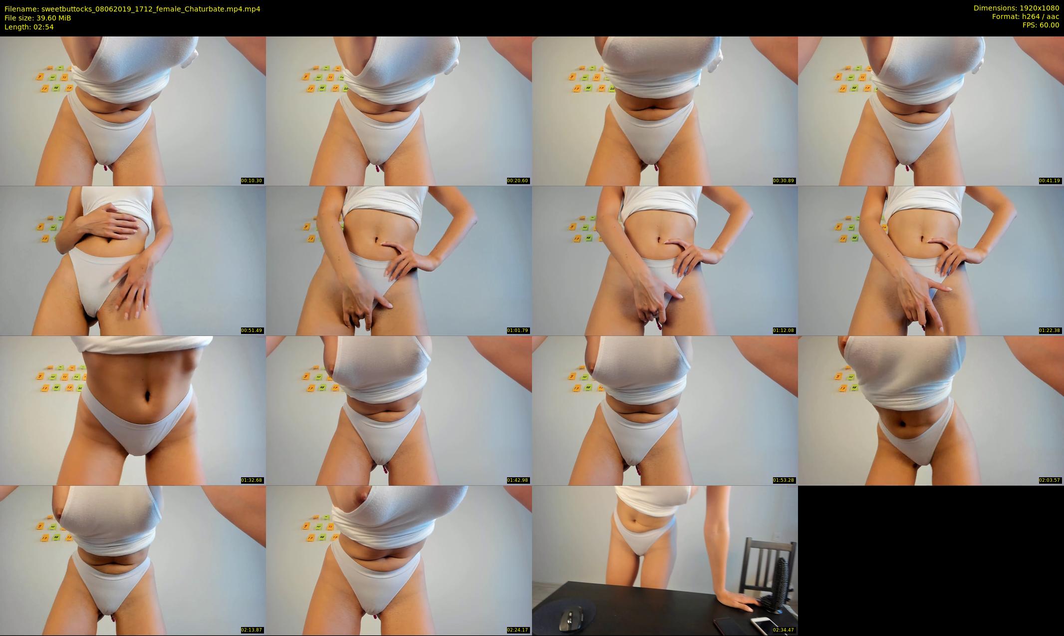 sweetbuttocks — 3 minute Chaturbate female cam show recording, 1080p, Jun 8, 2019