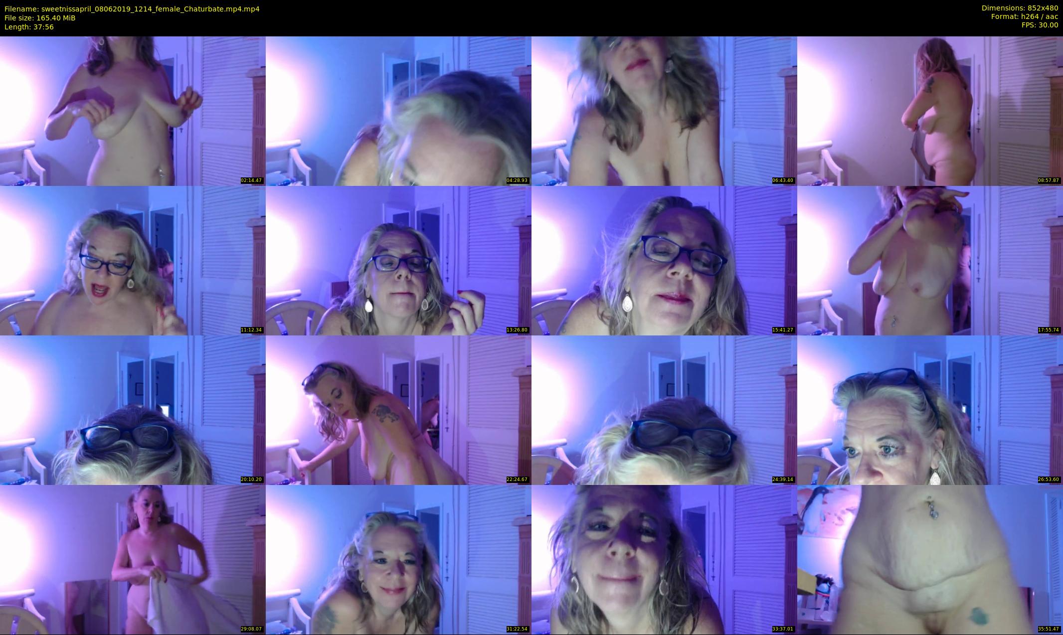 sweetnissapril — 38 minute Chaturbate female cam show recording, 480p, Jun 8, 2019
