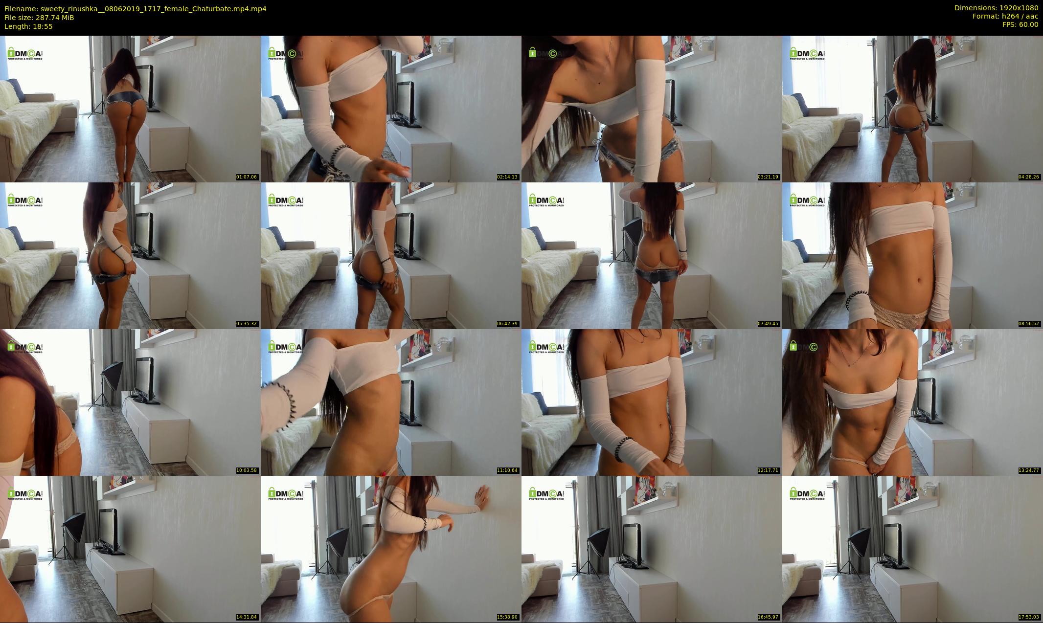 sweety_rinushka_ — 19 minute Chaturbate female cam show recording, 1080p, Jun 8, 2019