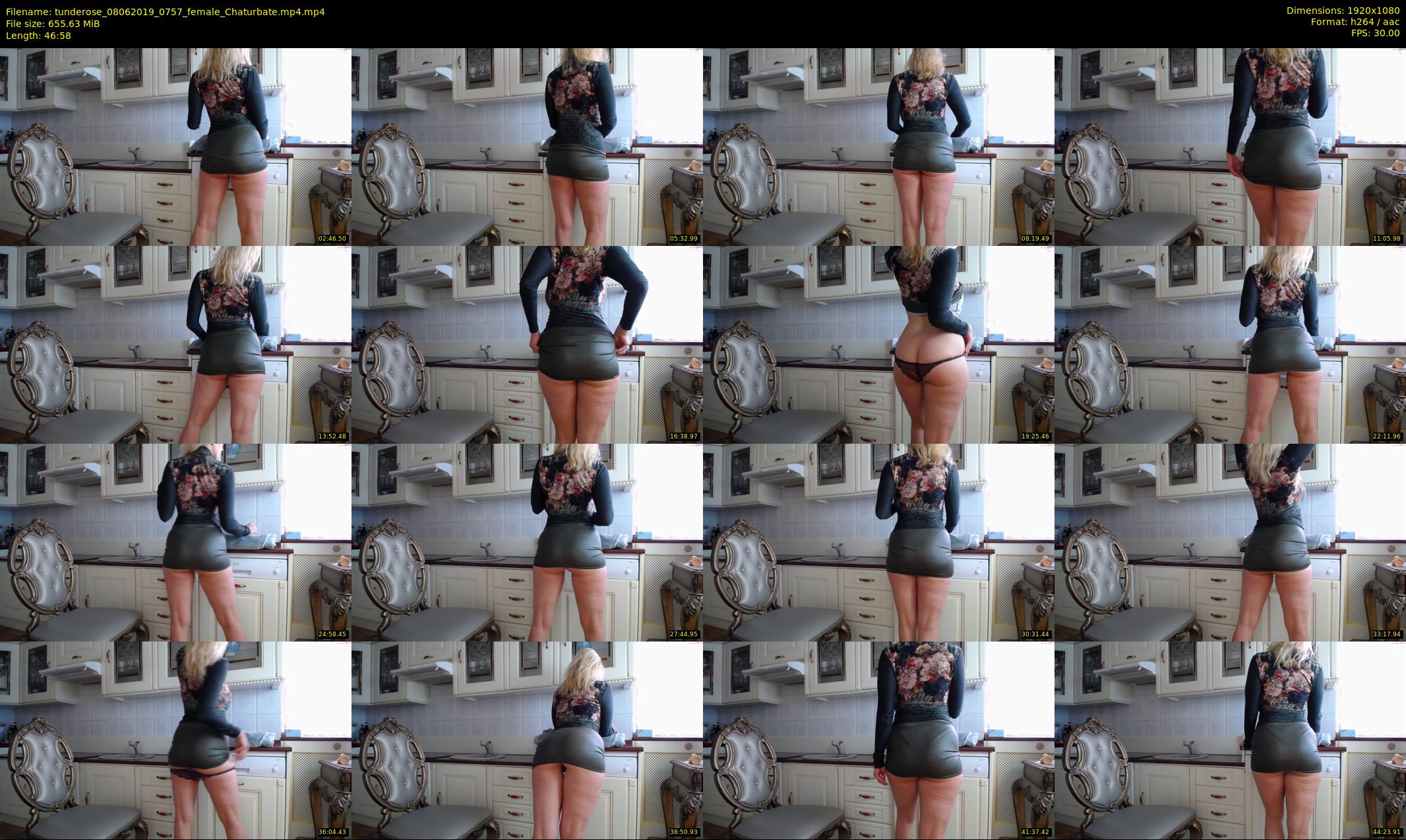 tunderose — 47 minute Chaturbate female cam show recording, 1080p, Jun 8, 2019