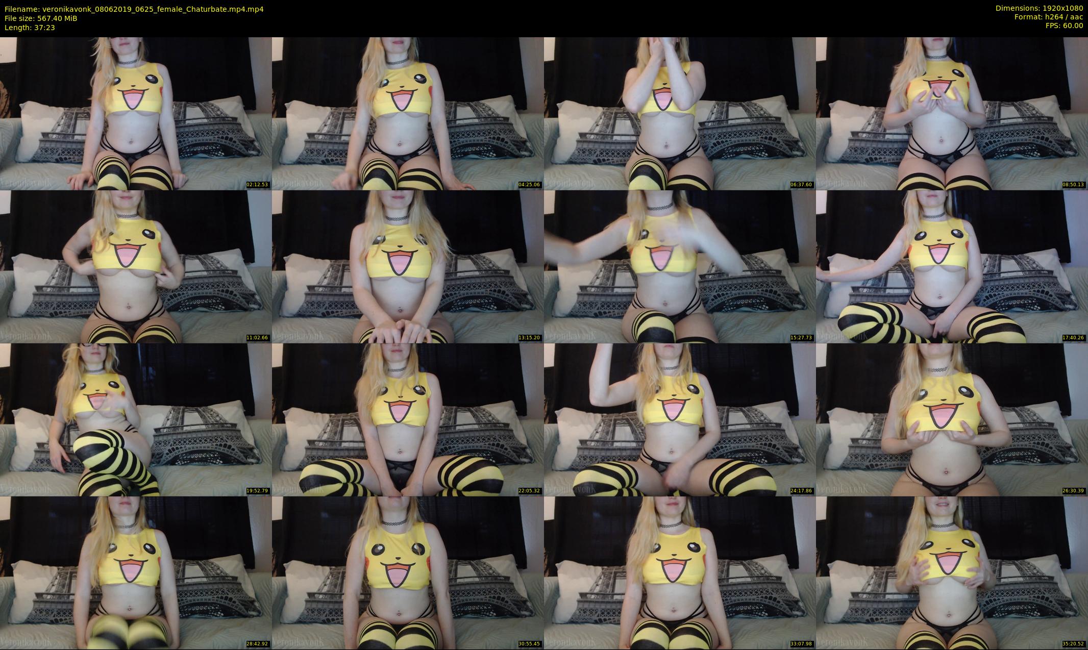 veronikavonk — 38 minute Chaturbate female cam show recording, 1080p, Jun 8, 2019