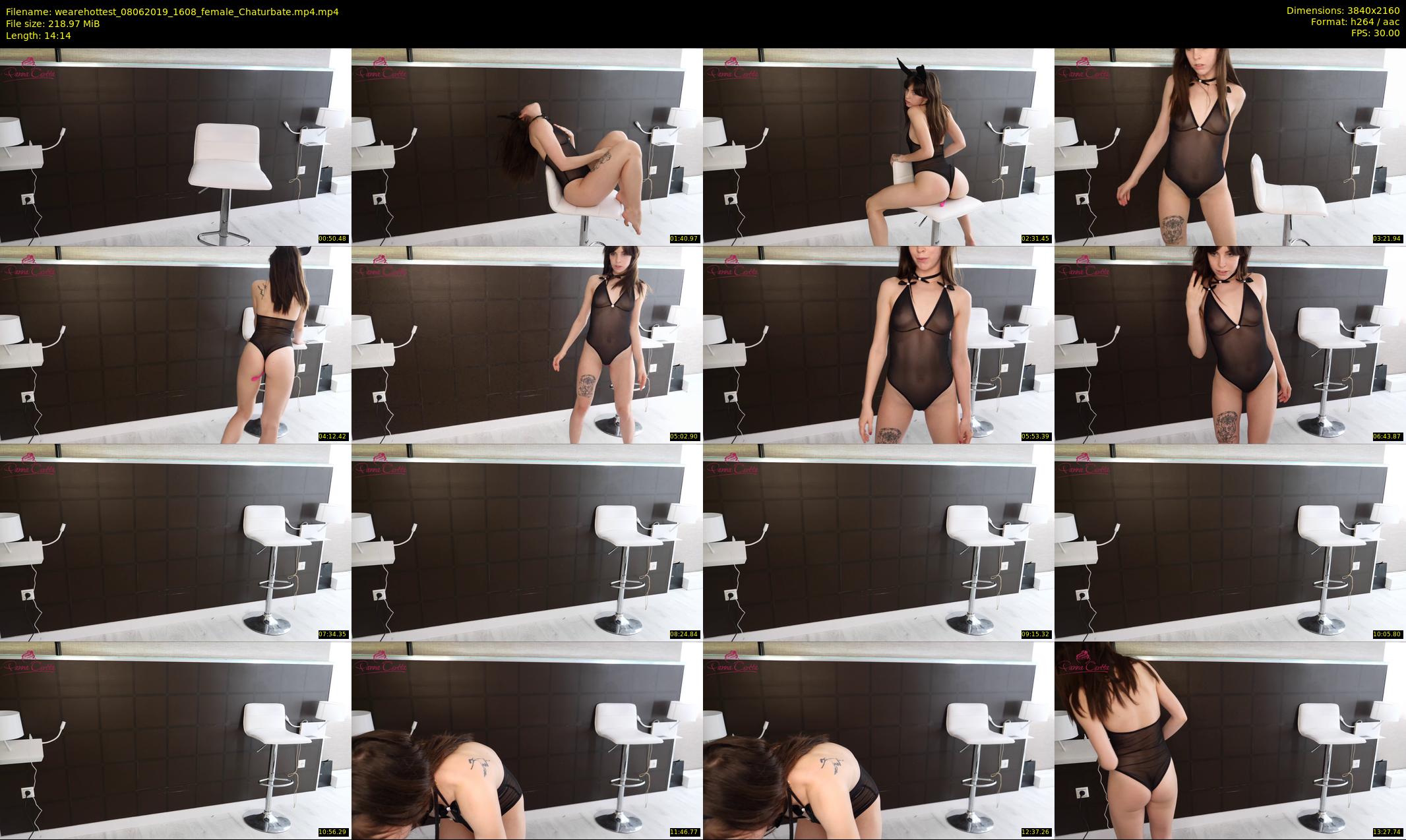 wearehottest — 15 minute Chaturbate couple cam show recording, 4K, Jun 8, 2019