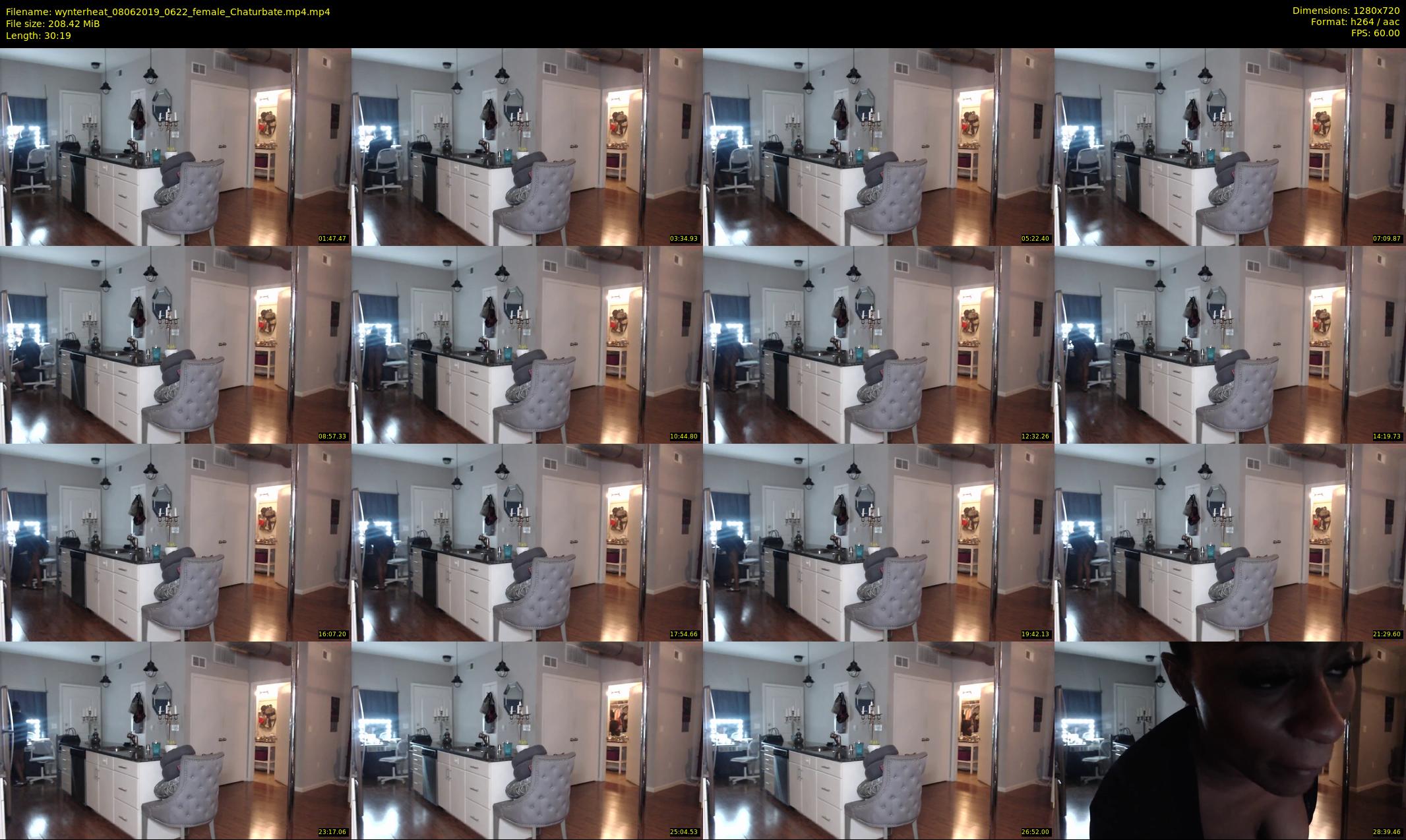 wynterheat — 31 minute Chaturbate female cam show recording, 720p, Jun 8, 2019