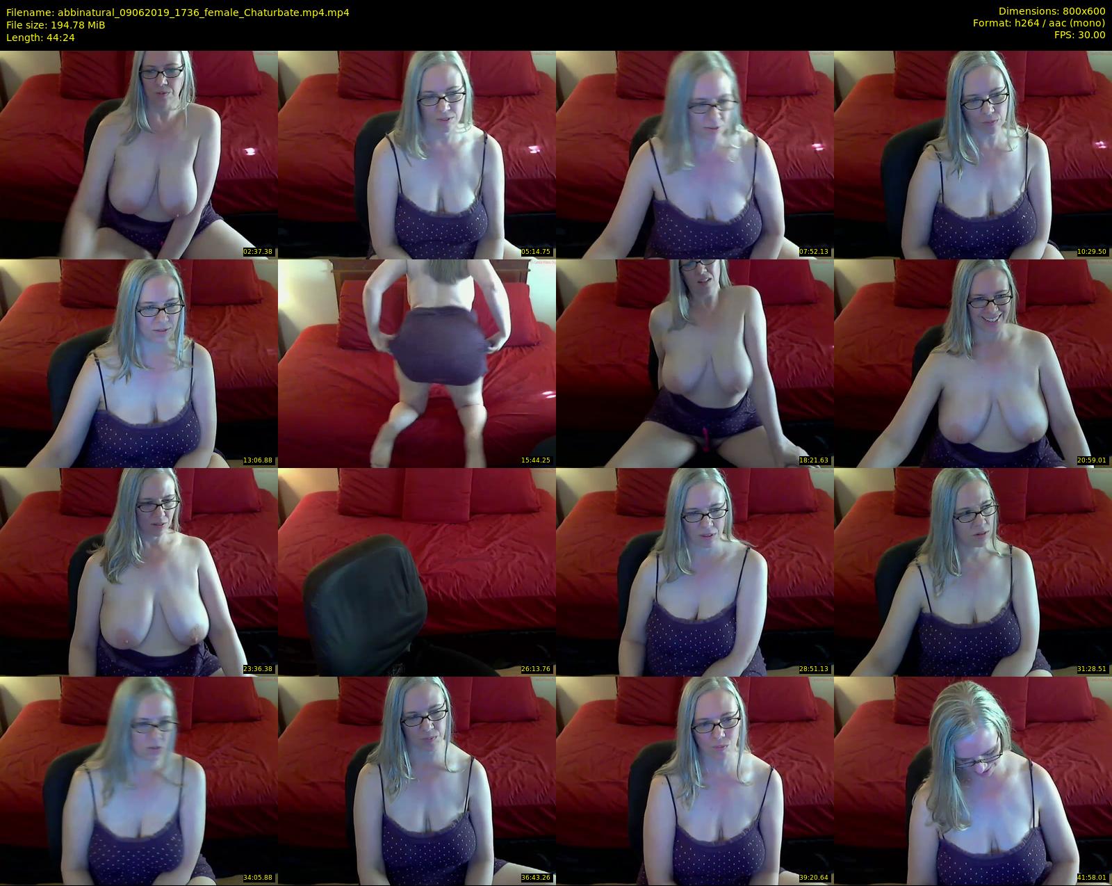 abbinatural — 45 minute Chaturbate female cam show recording, 480p, Jun 9, 2019