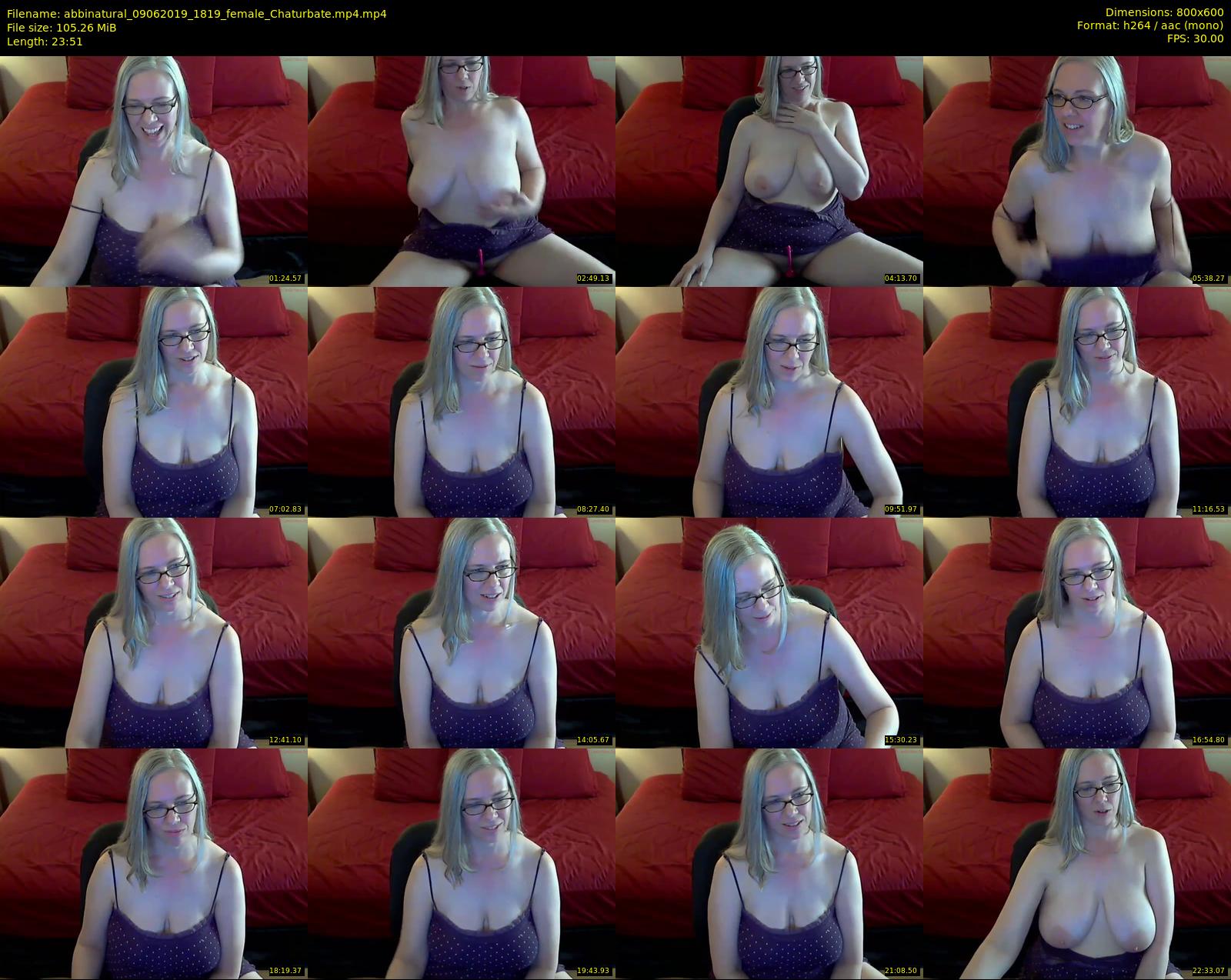 abbinatural — 24 minute Chaturbate female cam show recording, 480p, Jun 9, 2019