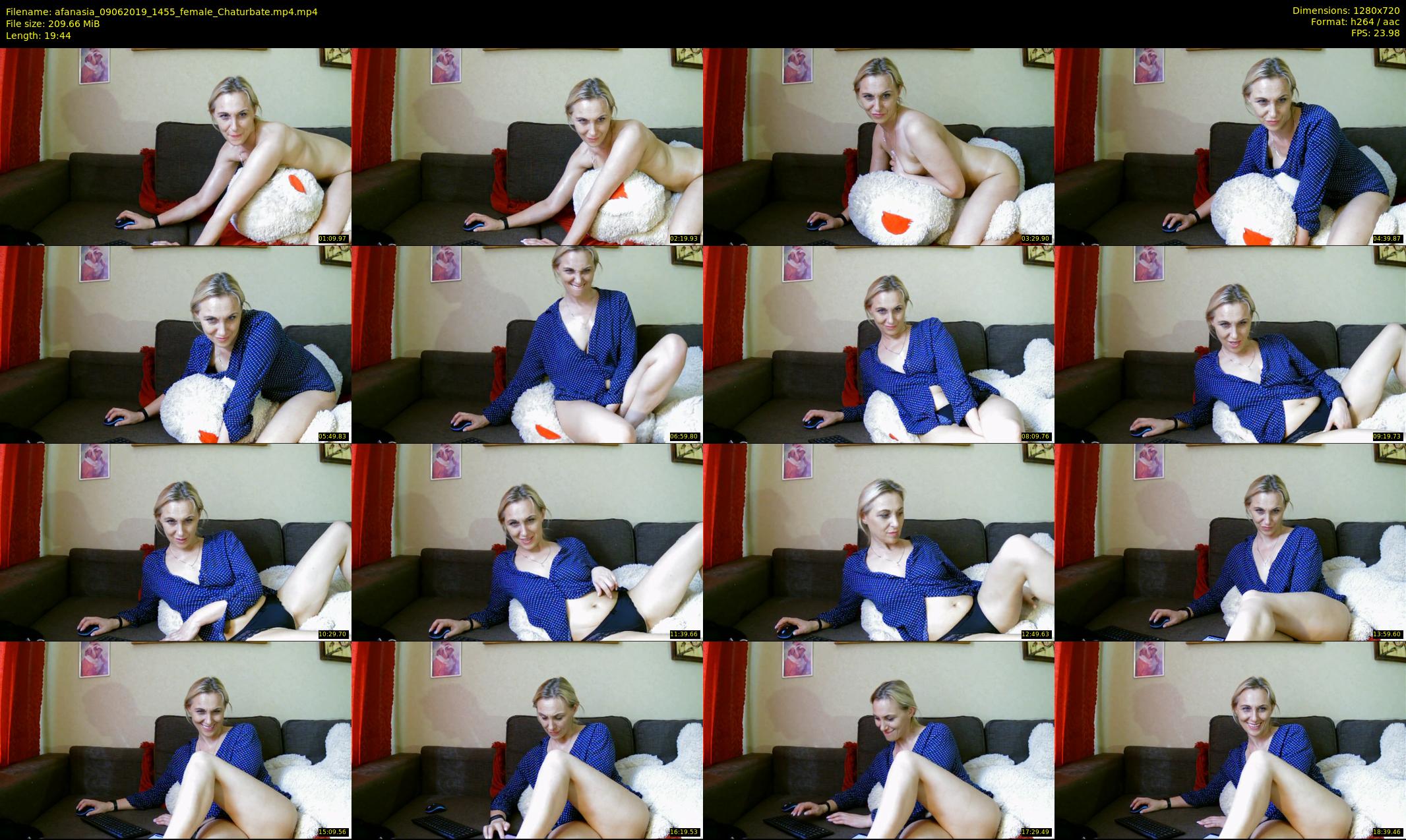 afanasia — 20 minute Chaturbate female cam show recording, 720p, Jun 9, 2019