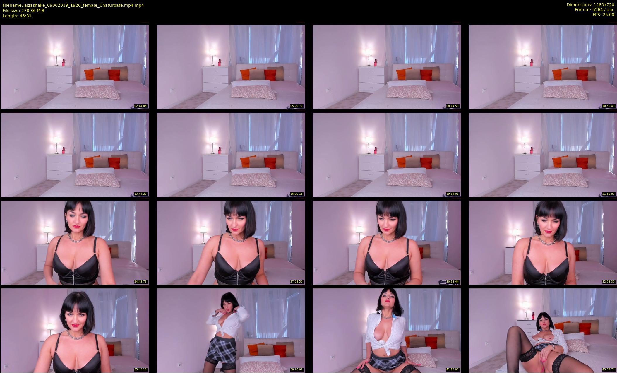 aizashake — 47 minute Chaturbate female cam show recording, 720p, Jun 9, 2019