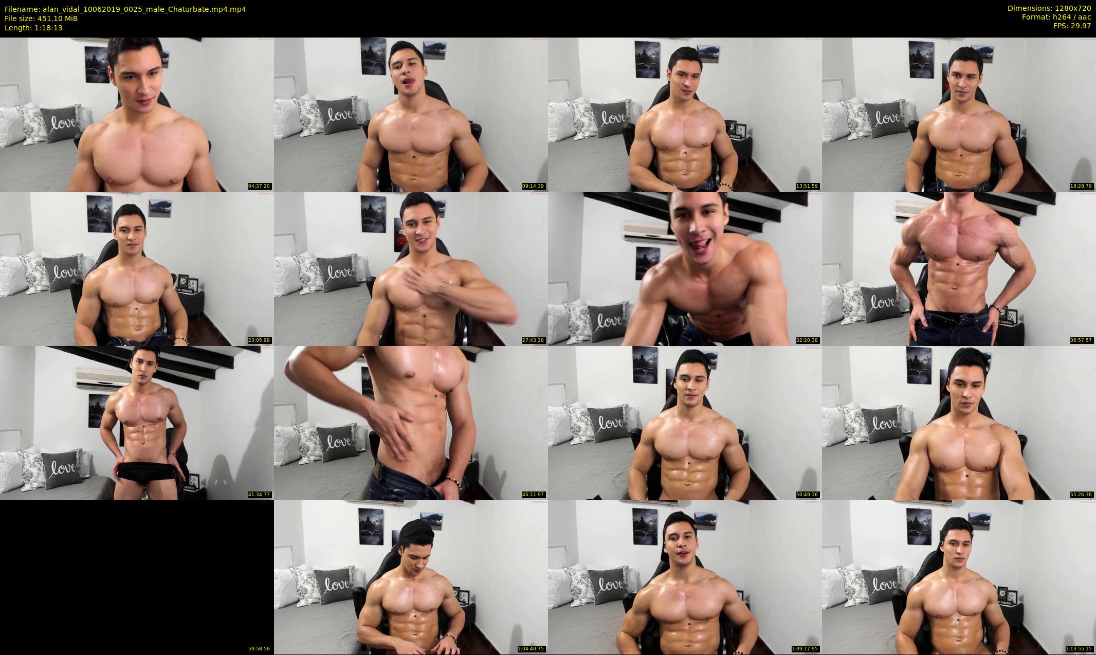 alan_vidal — 79 minute Chaturbate male cam show recording, 720p, Jun 10, 2019