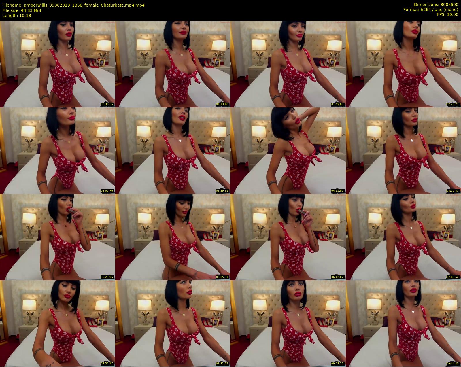 amberwillis — 11 minute Chaturbate female cam show recording, 480p, Jun 9, 2019