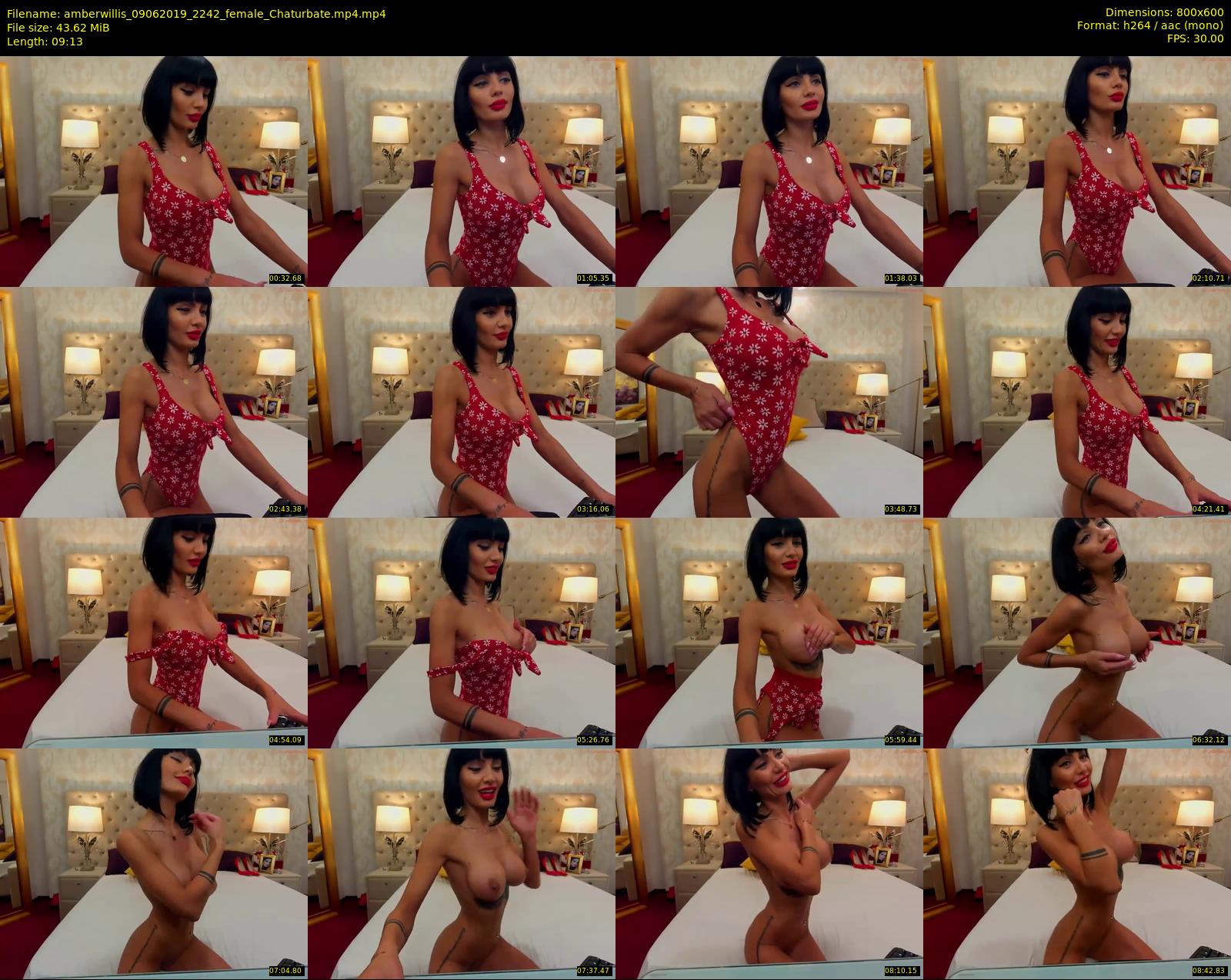 amberwillis — 10 minute Chaturbate female cam show recording, 480p, Jun 9, 2019
