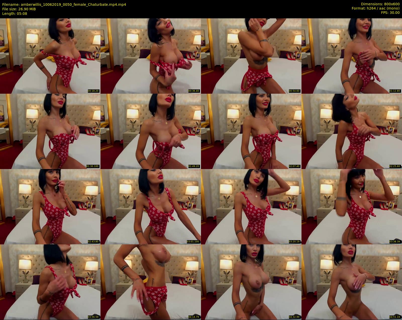 amberwillis — 6 minute Chaturbate female cam show recording, 480p, Jun 10, 2019