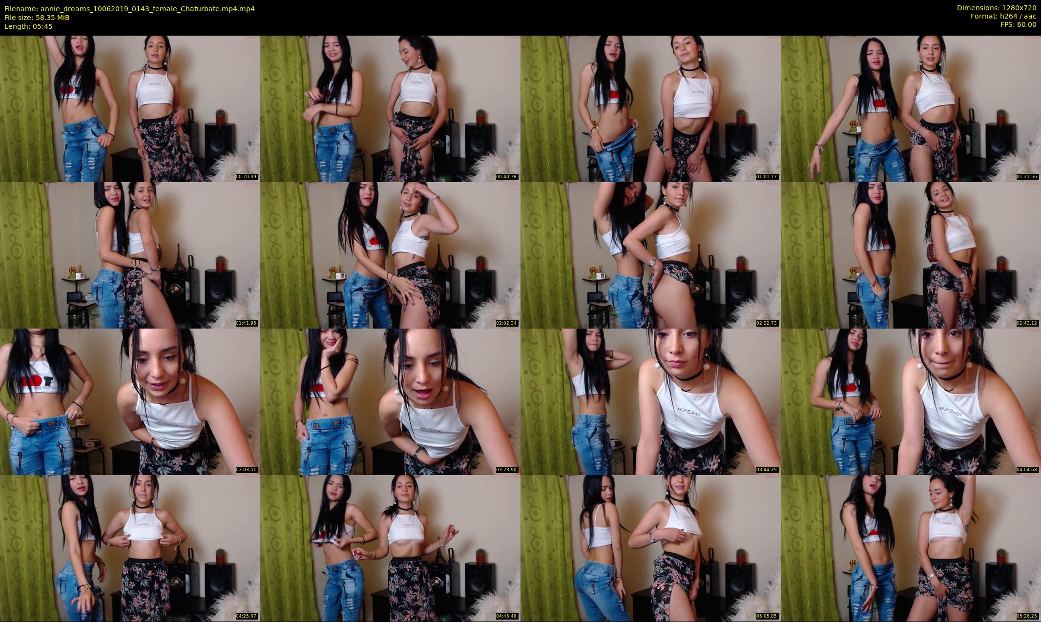 annie_dreams — 6 minute Chaturbate female cam show recording, 720p, Jun 10, 2019