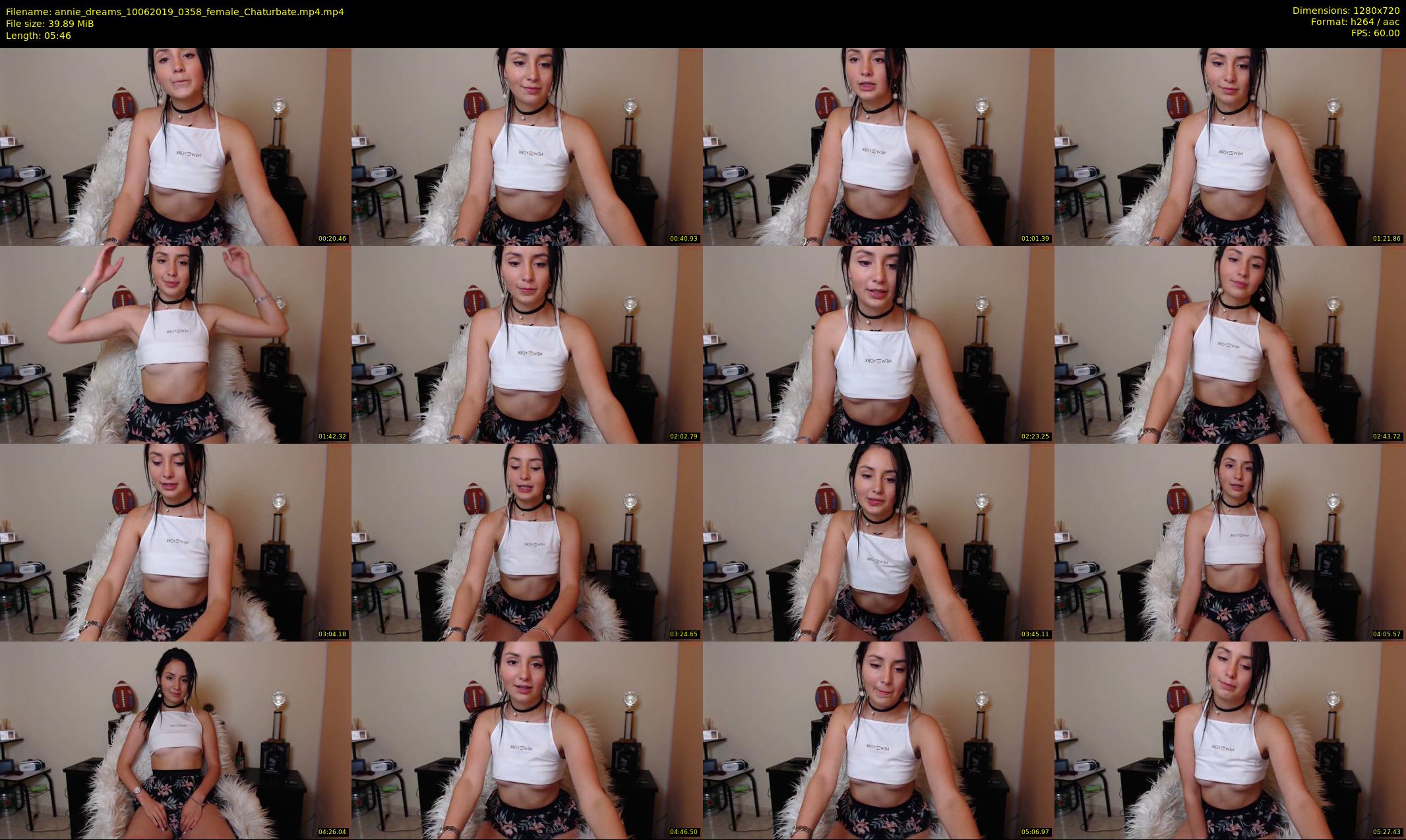 annie_dreams — 6 minute Chaturbate female cam show recording, 720p, Jun 10, 2019