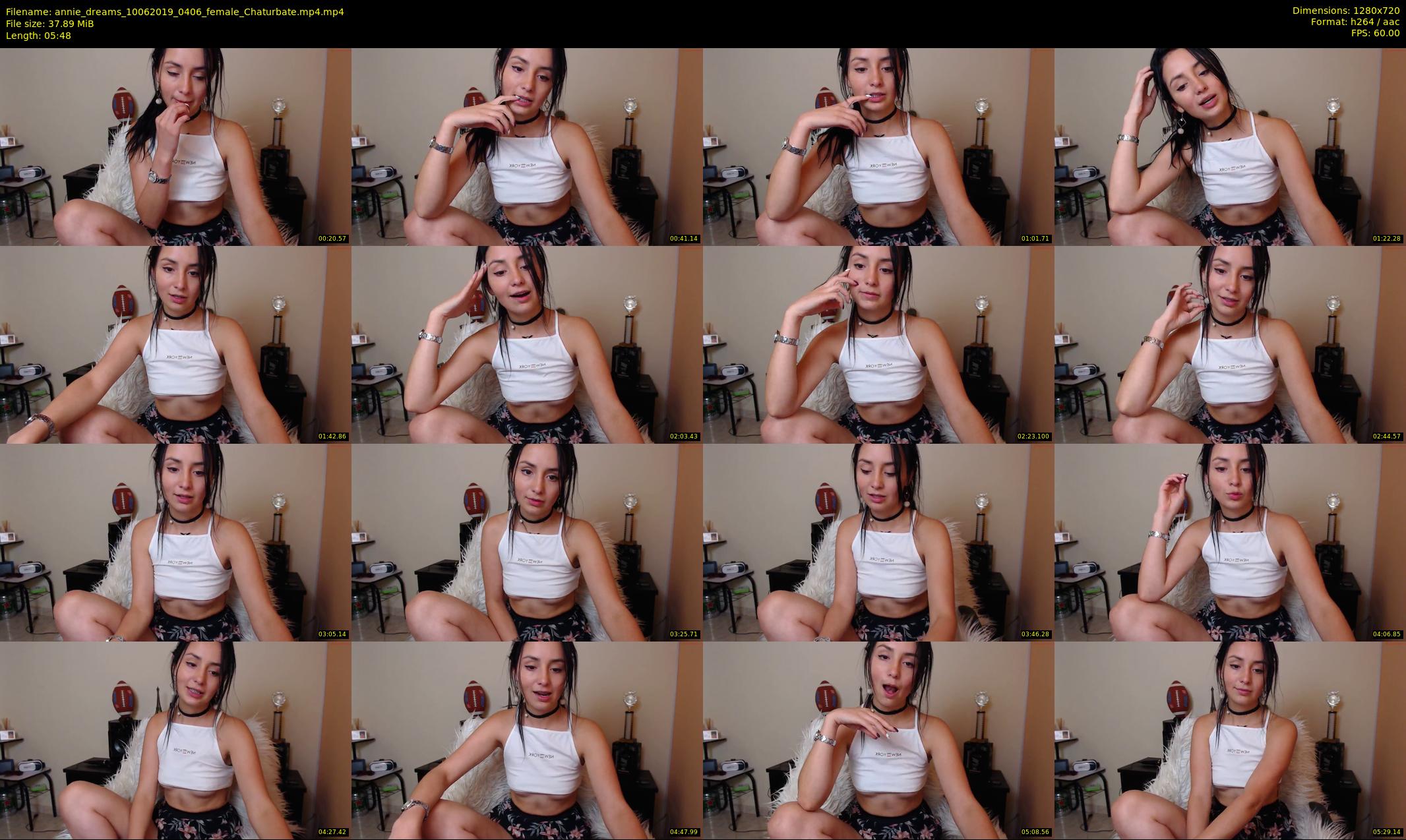 annie_dreams — 6 minute Chaturbate female cam show recording, 720p, Jun 10, 2019