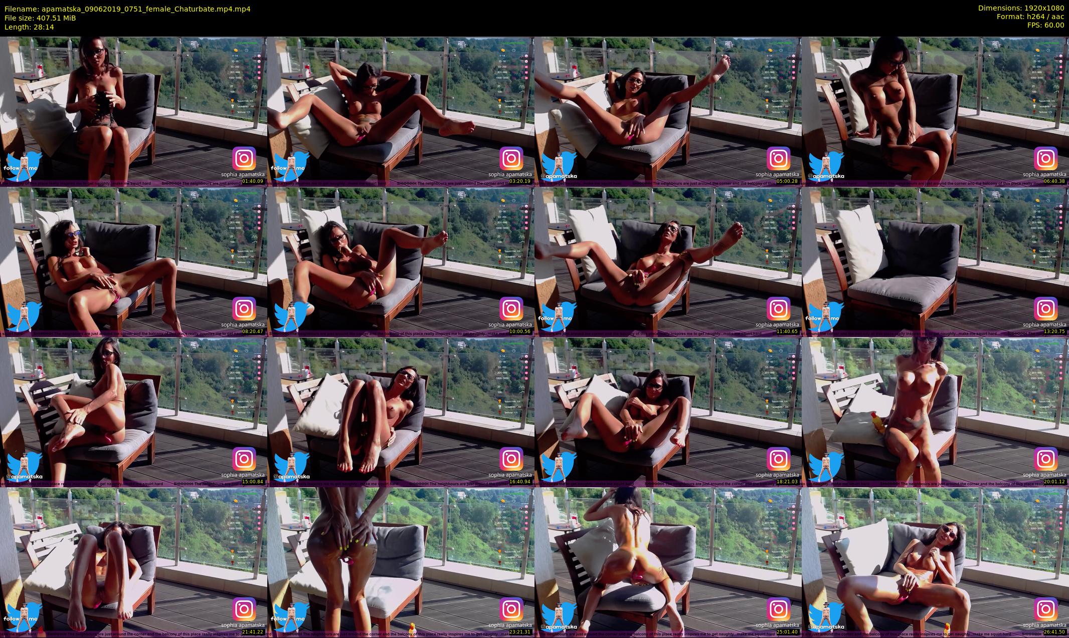 apamatska — 29 minute Chaturbate female cam show recording, 1080p, Jun 9, 2019