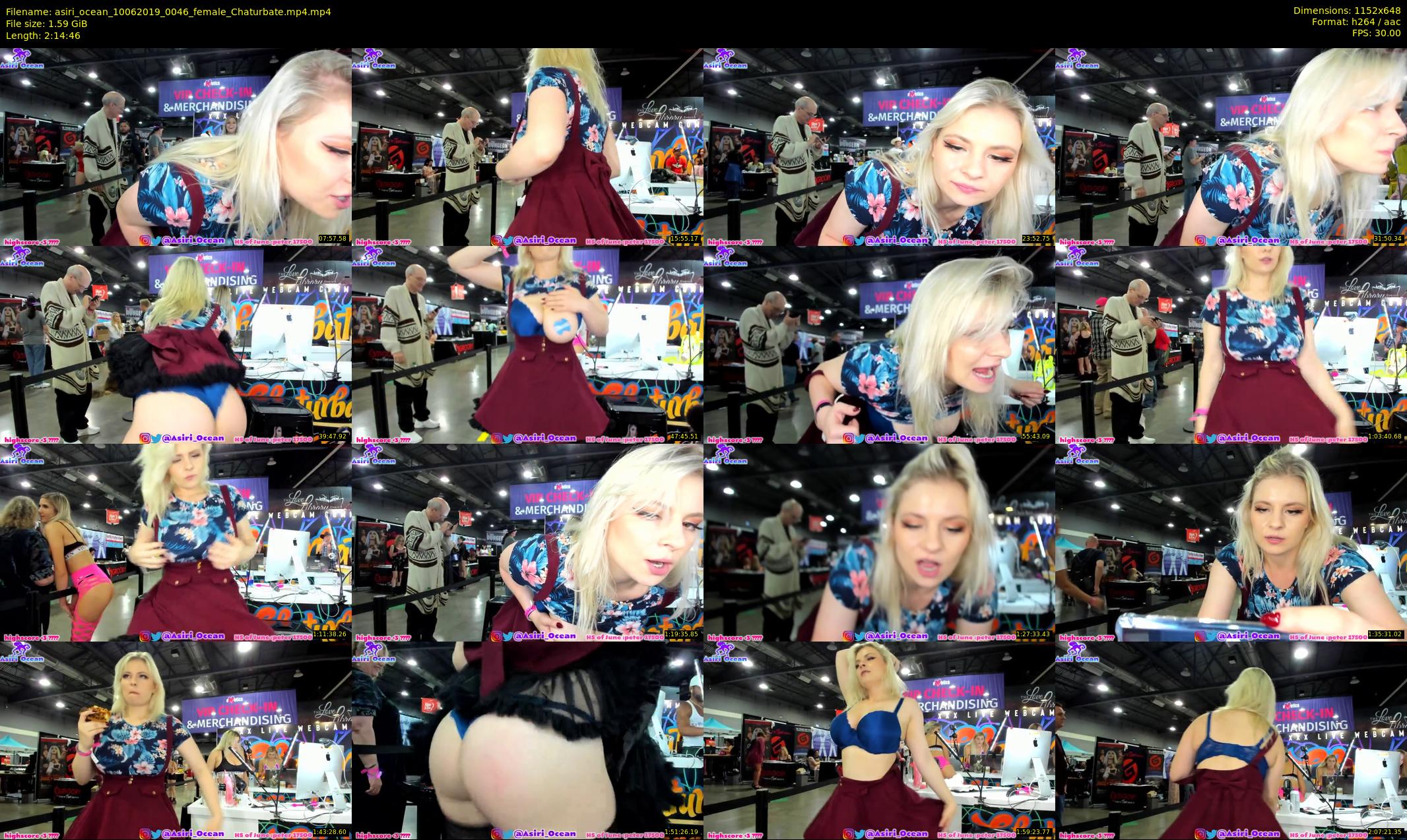asiri_ocean — 135 minute Chaturbate female cam show recording, 480p, Jun 10, 2019