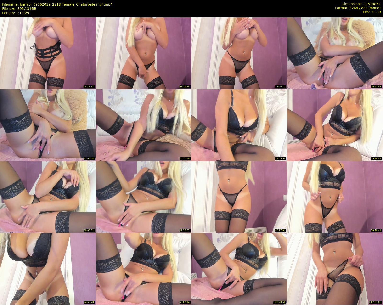 barrrbi — 72 minute Chaturbate female cam show recording, 720p, Jun 9, 2019