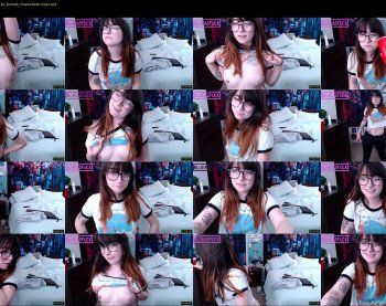 blueasfuck — 56 minute Chaturbate female cam show recording, 1080p, Jun 9, 2019