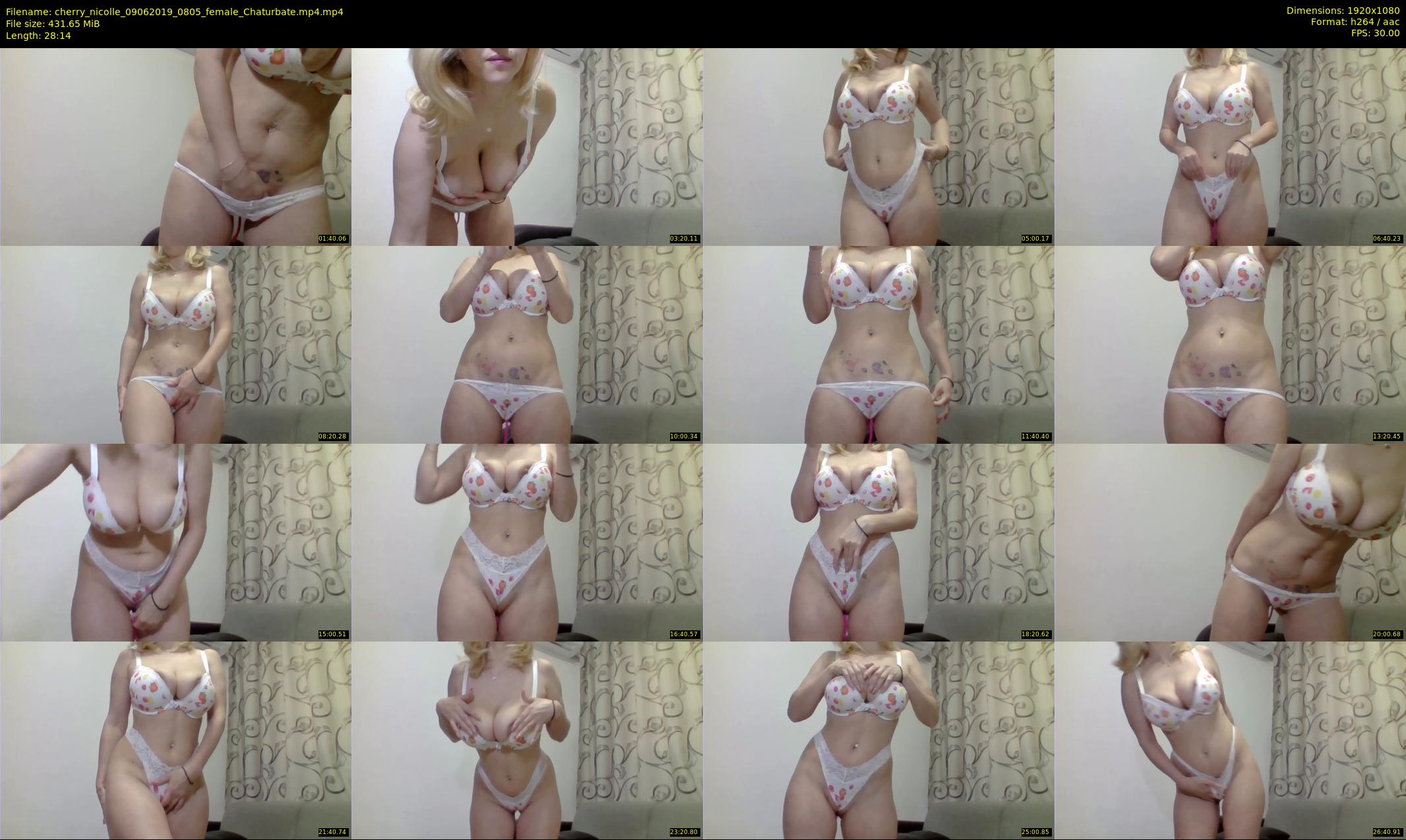 cherry_nicolle — 29 minute Chaturbate female cam show recording, 1080p, Jun 9, 2019
