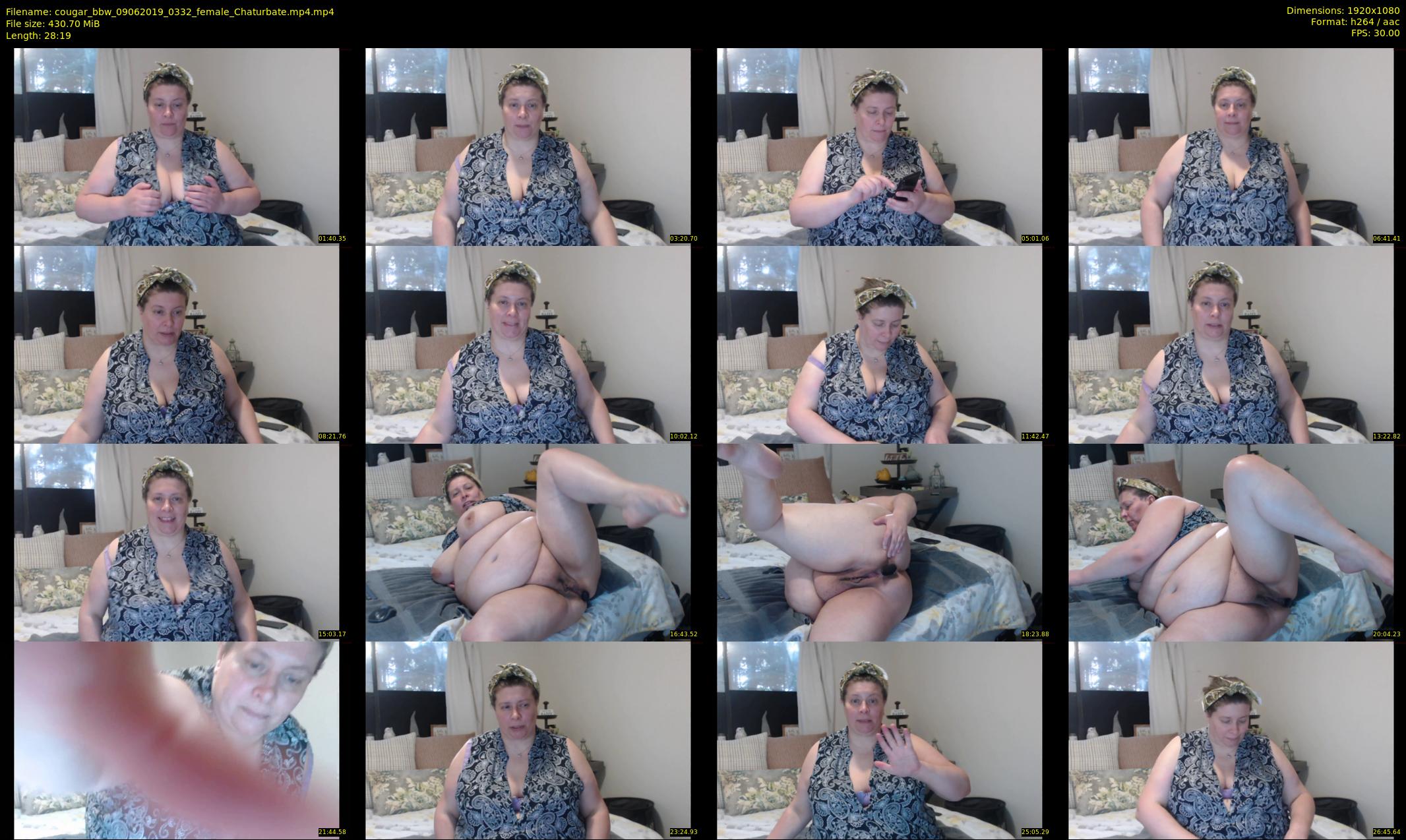 cougar_bbw — 29 minute Chaturbate female cam show recording, 1080p, Jun 9, 2019