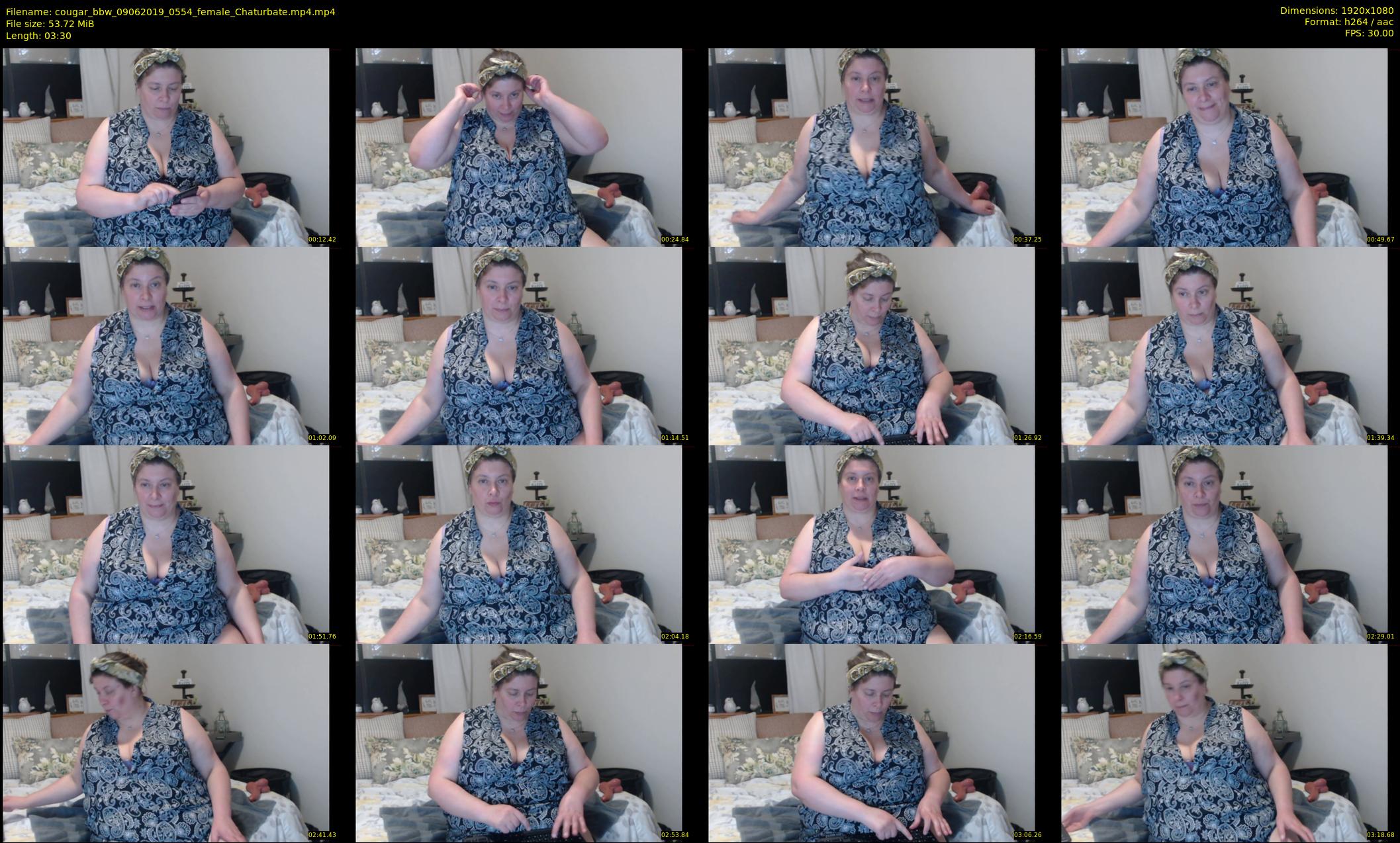 cougar_bbw — 4 minute Chaturbate female cam show recording, 1080p, Jun 9, 2019