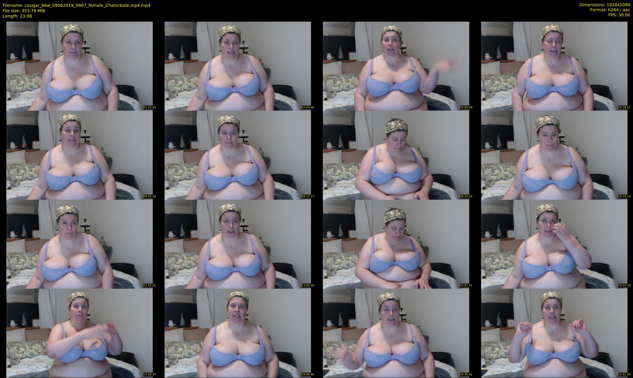 cougar_bbw — 24 minute Chaturbate female cam show recording, 1080p, Jun 9, 2019