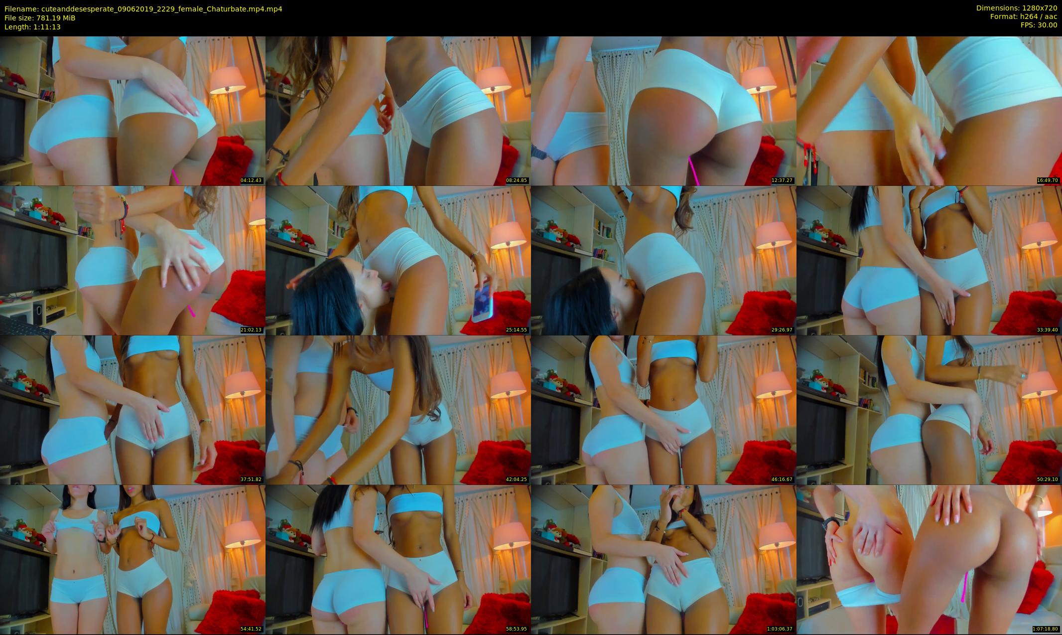 cuteanddesesperate — 72 minute Chaturbate female cam show recording, 720p, Jun 9, 2019