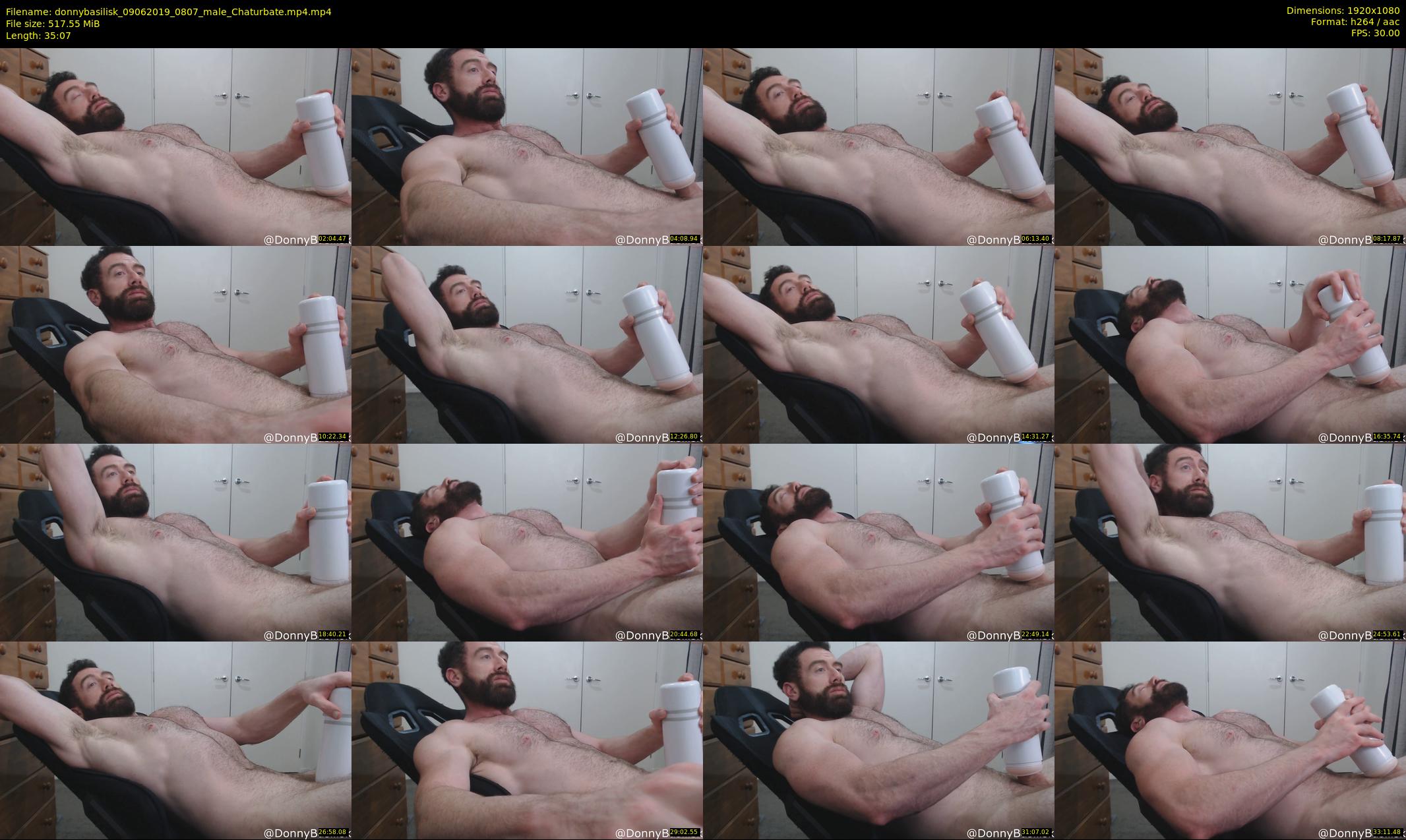 donnybasilisk — 36 minute Chaturbate male cam show recording, 1080p, Jun 9, 2019