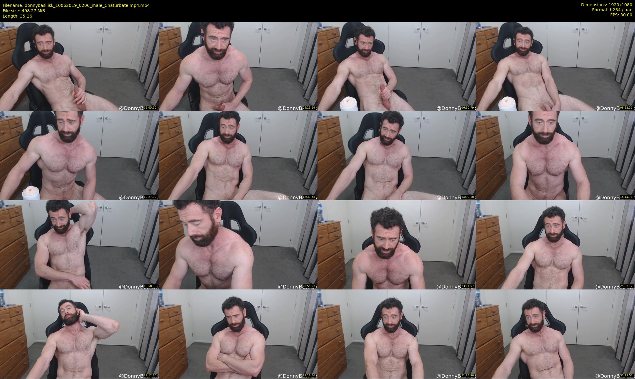donnybasilisk — 36 minute Chaturbate male cam show recording, 1080p, Jun 10, 2019
