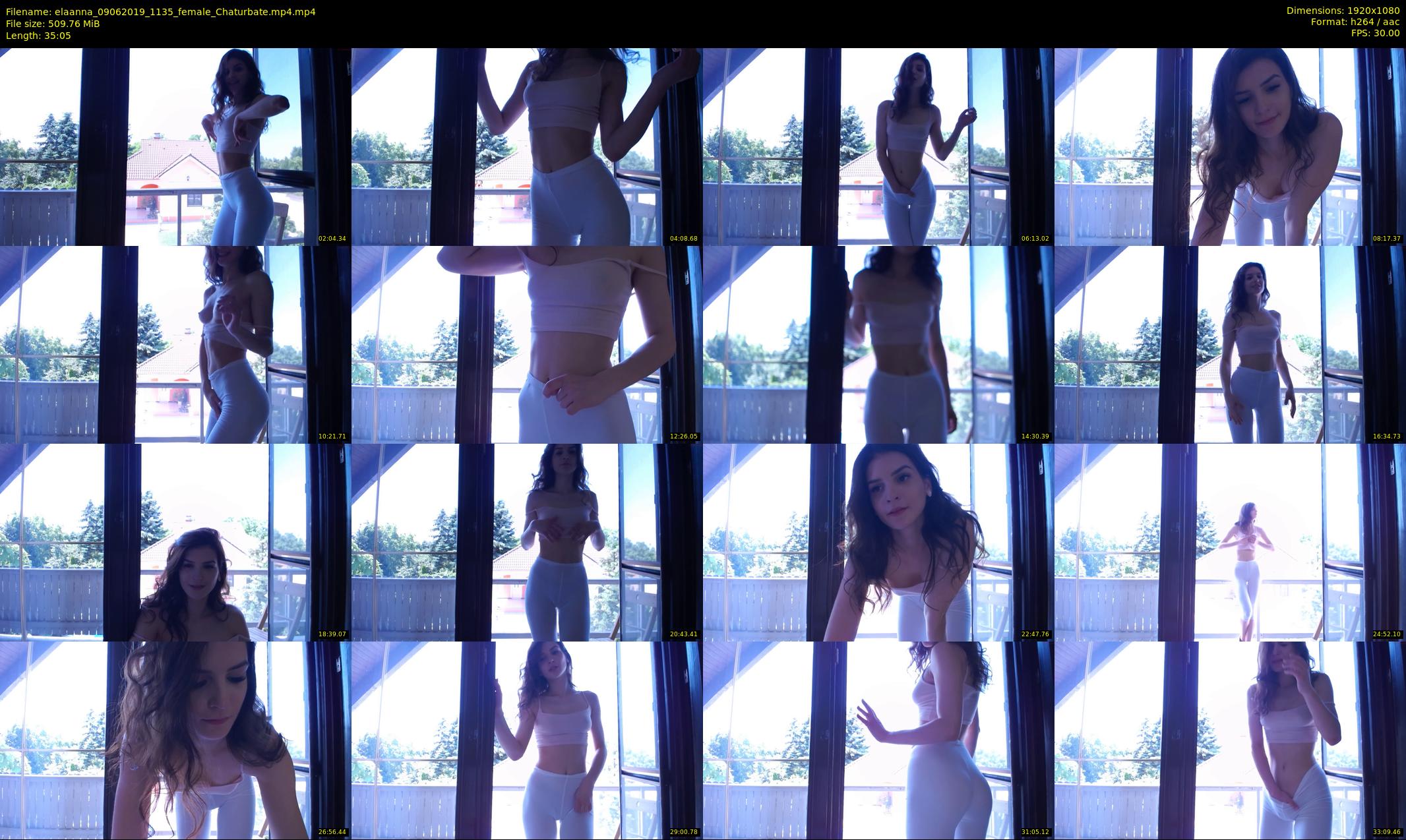 elaanna — 36 minute Chaturbate female cam show recording, 1080p, Jun 9, 2019