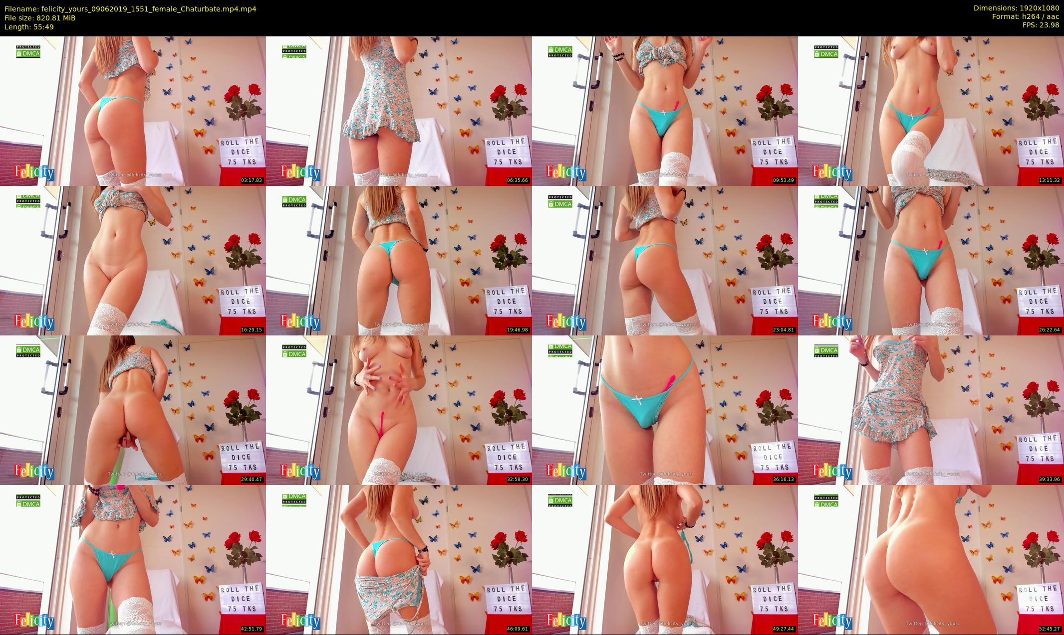 felicity_yours — 56 minute Chaturbate female cam show recording, 1080p, Jun 9, 2019