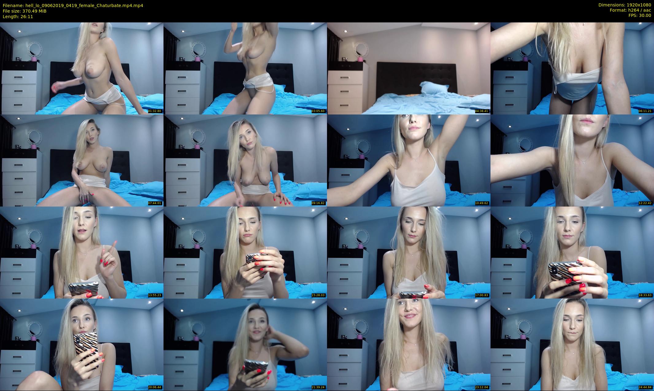hell_lo — 27 minute Chaturbate female cam show recording, 1080p, Jun 9, 2019