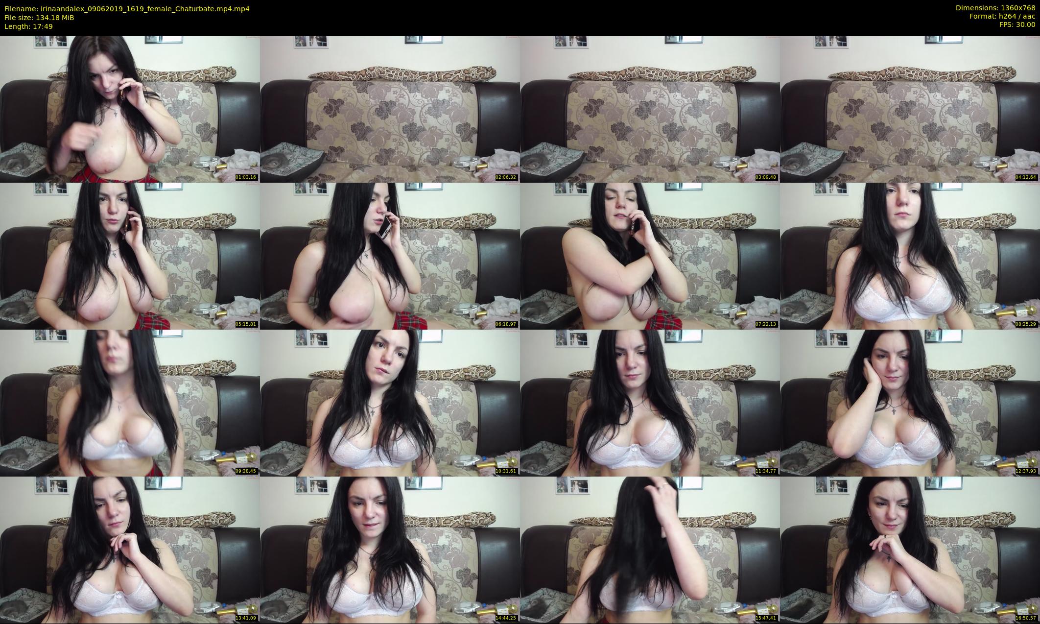 irinaandalex — 18 minute Chaturbate couple cam show recording, 720p, Jun 9, 2019