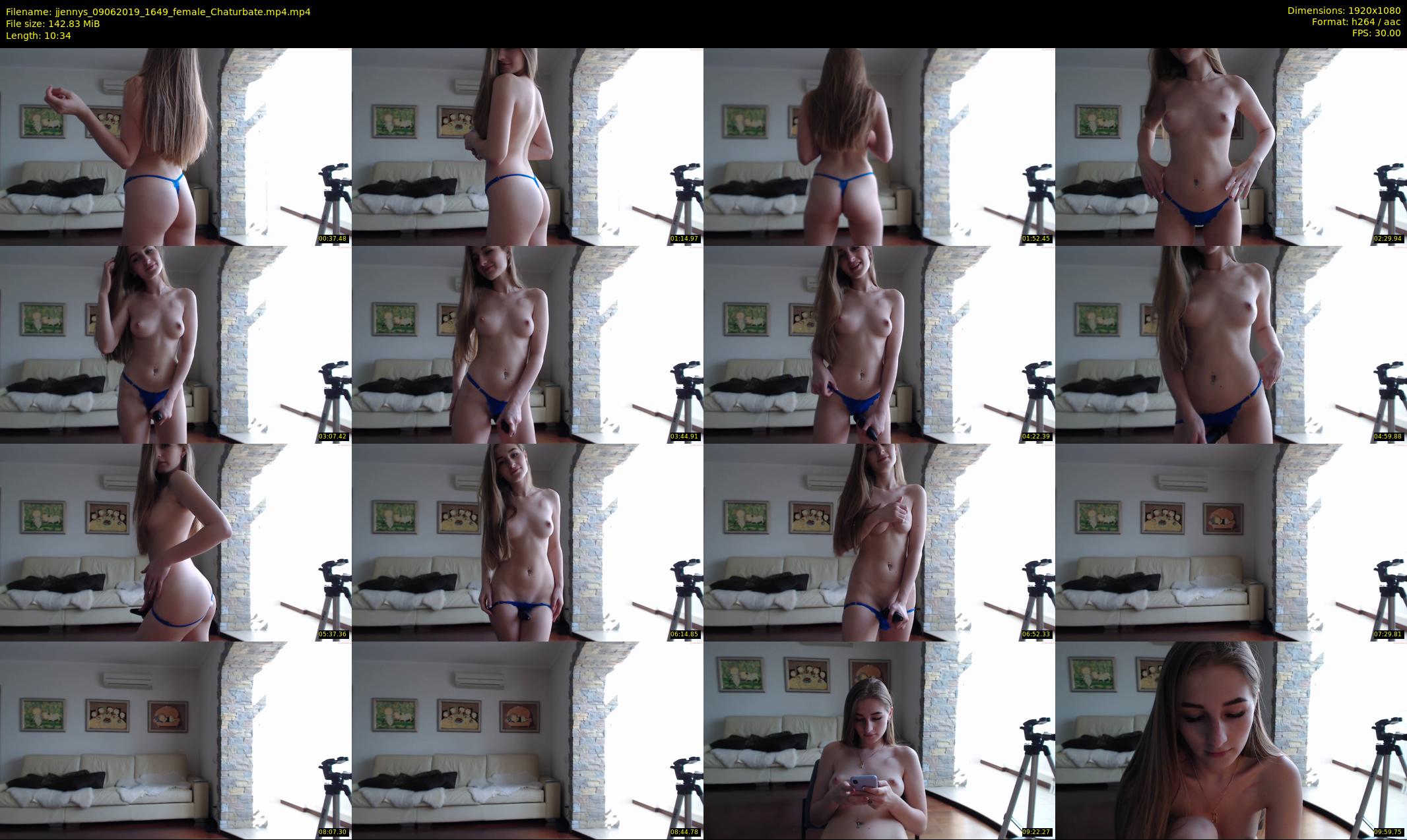 jjennys — 11 minute Chaturbate female cam show recording, 1080p, Jun 9, 2019