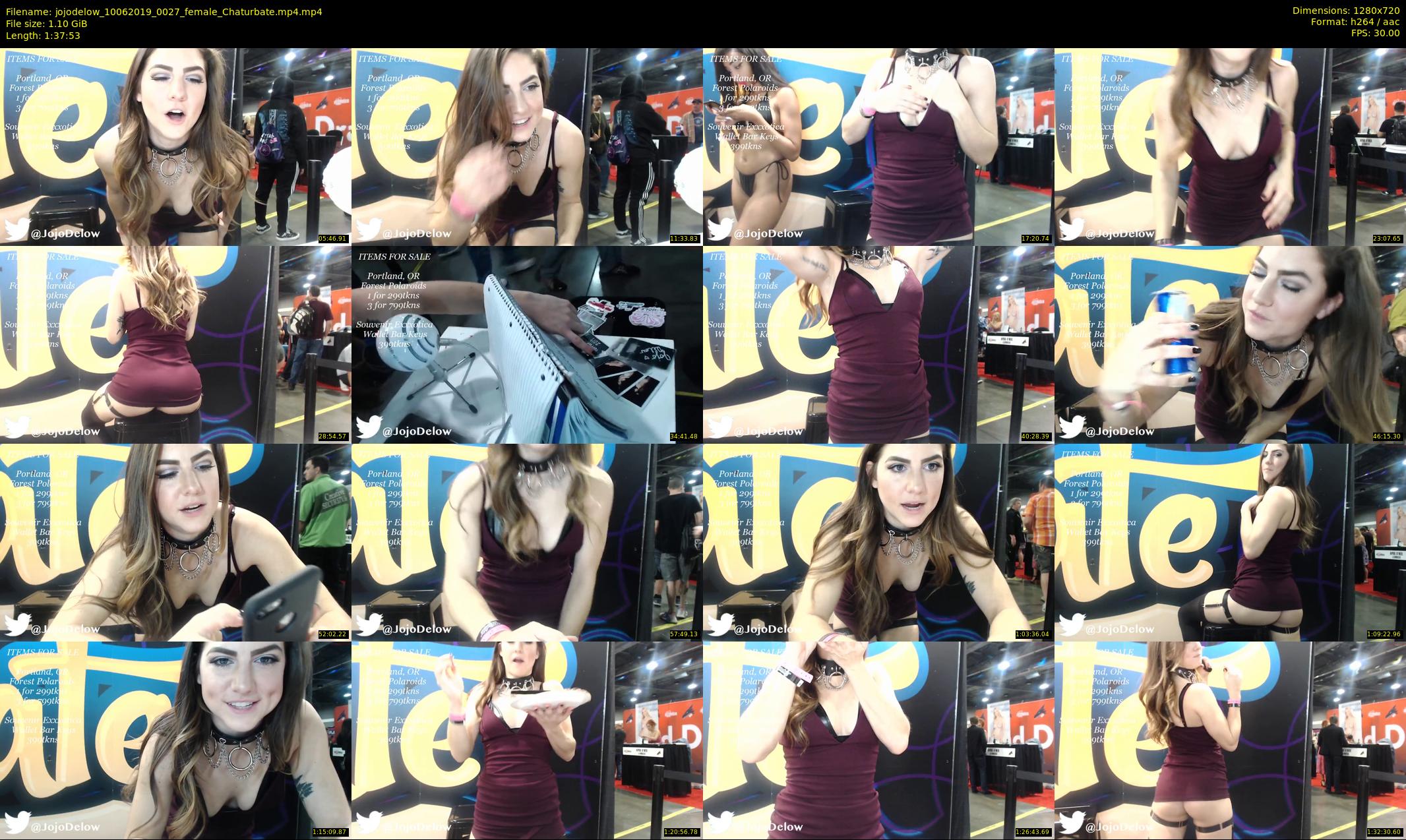 jojodelow — 98 minute Chaturbate female cam show recording, 720p, Jun 10, 2019