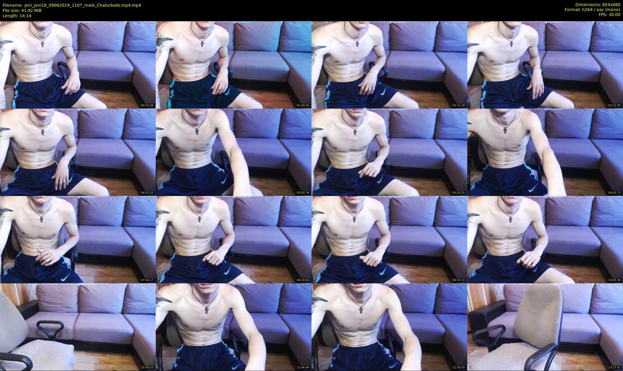 joni_joni18 — 15 minute Chaturbate male cam show recording, 480p, Jun 9, 2019