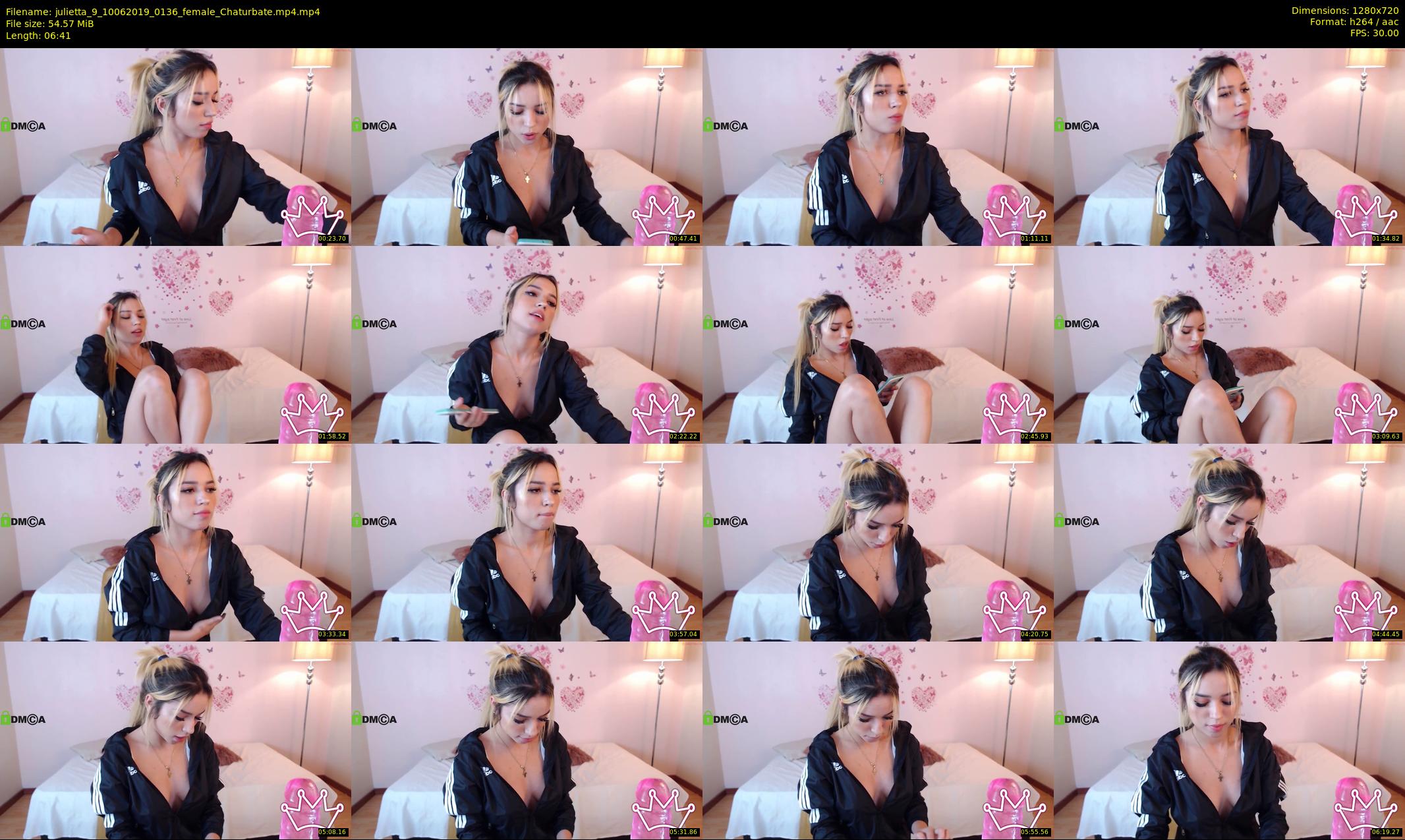 julietta_9 — 7 minute Chaturbate female cam show recording, 720p, Jun 10, 2019