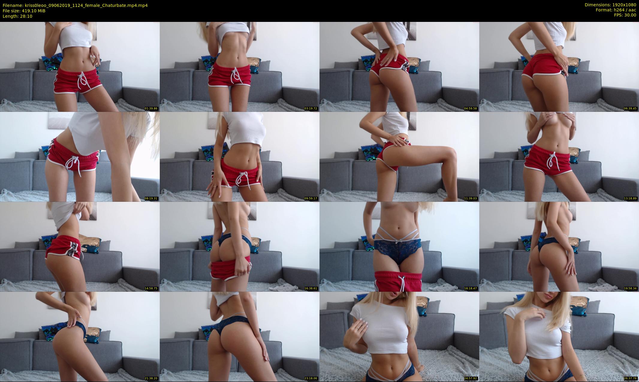 kriss0leoo — 29 minute Chaturbate couple cam show recording, 1080p, Jun 9, 2019