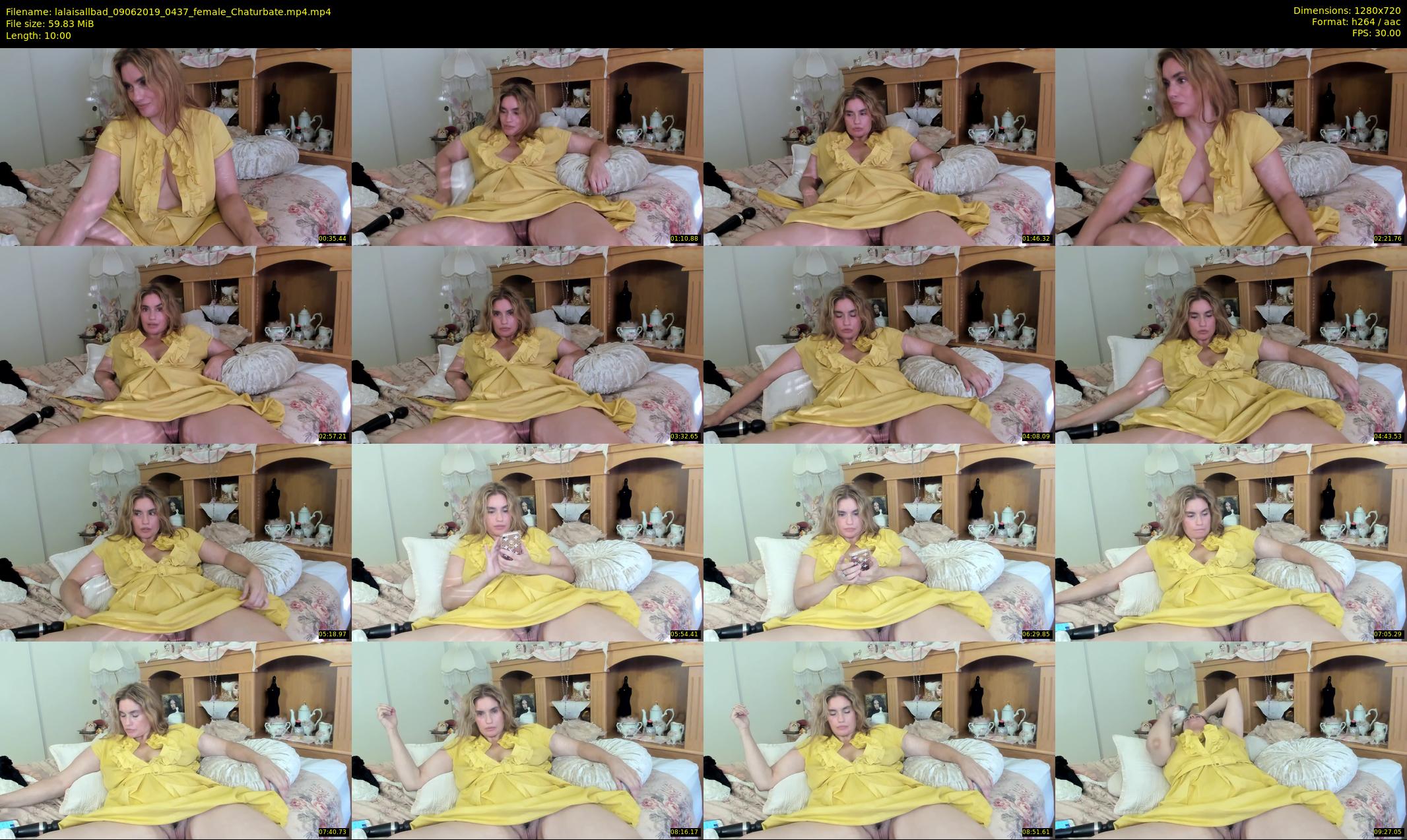 lalaisallbad — 10 minute Chaturbate female cam show recording, 720p, Jun 9, 2019