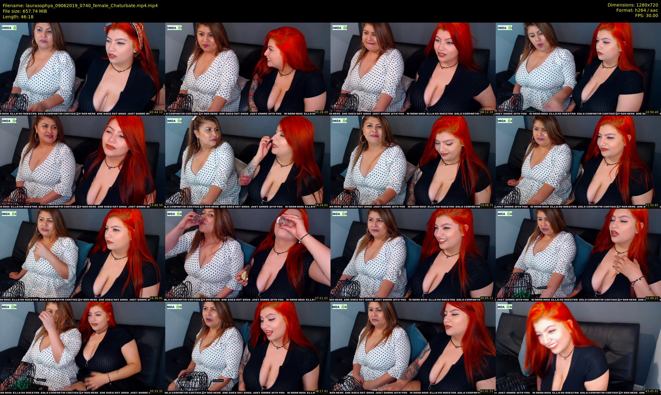 laurasophya — 47 minute Chaturbate female cam show recording, 720p, Jun 9, 2019