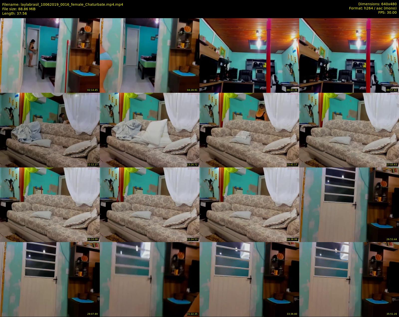 laylabrasil — 38 minute Chaturbate female cam show recording, 480p, Jun 10, 2019
