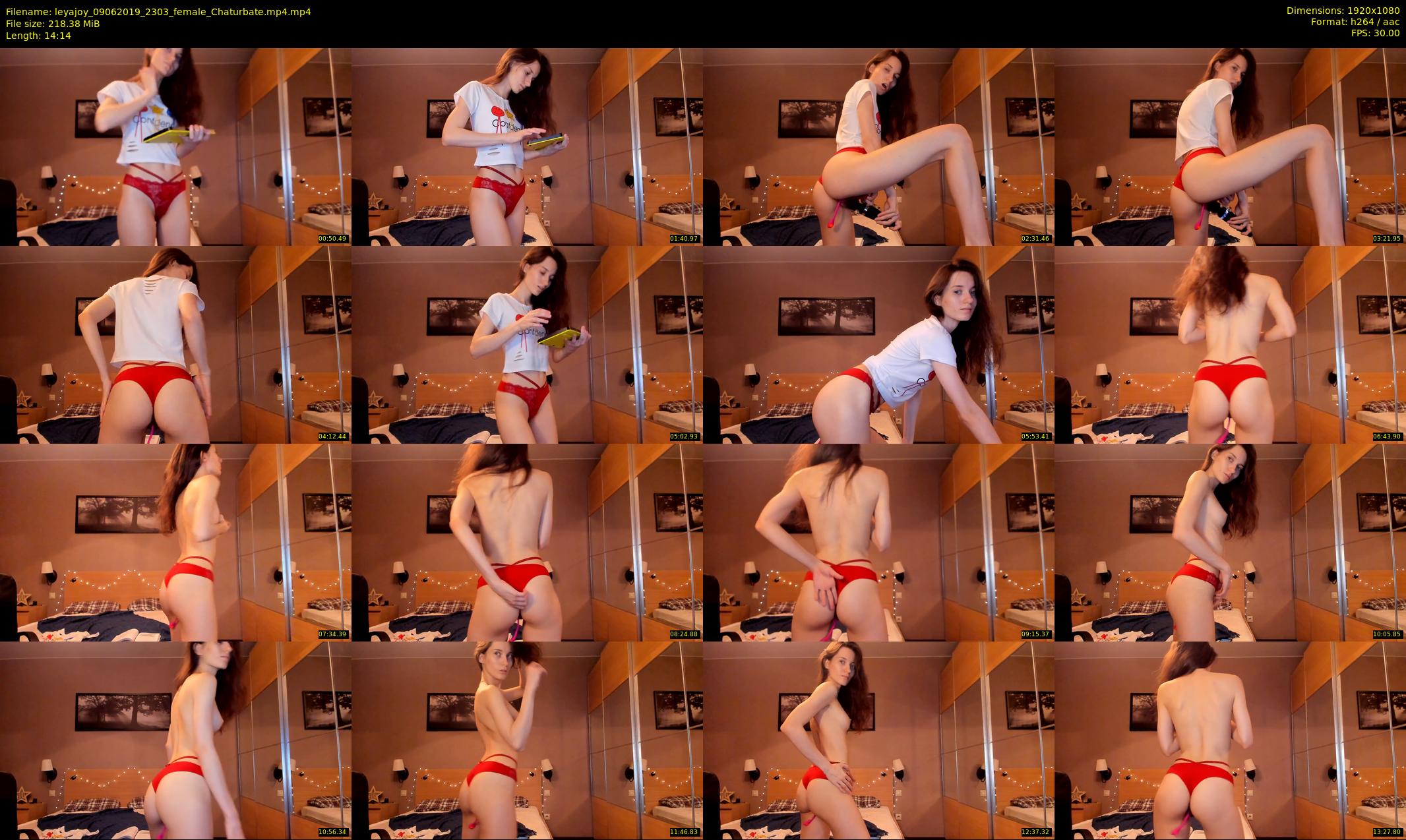 leyajoy — 15 minute Chaturbate female cam show recording, 1080p, Jun 9, 2019