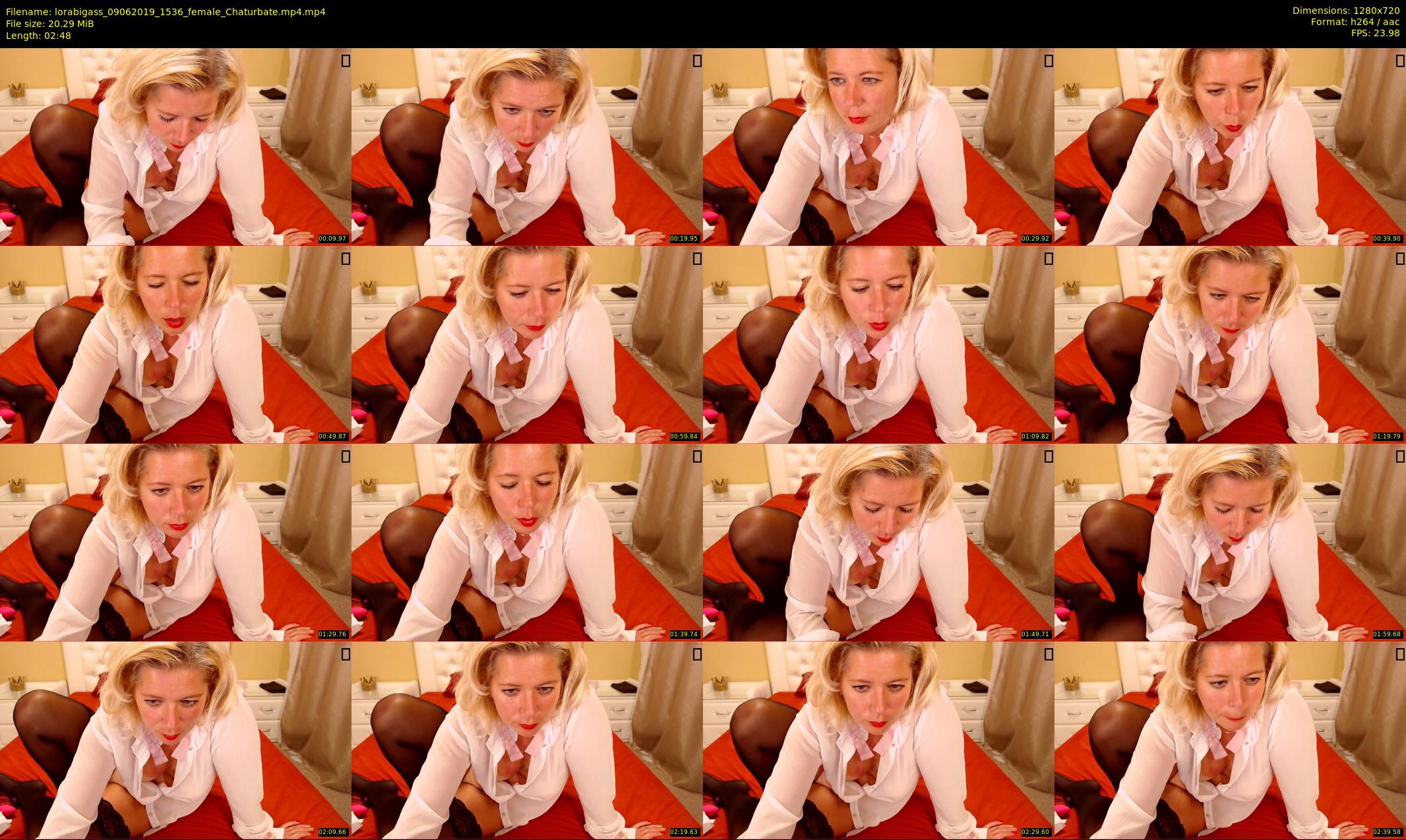 lorabigass — 3 minute Chaturbate female cam show recording, 720p, Jun 9, 2019